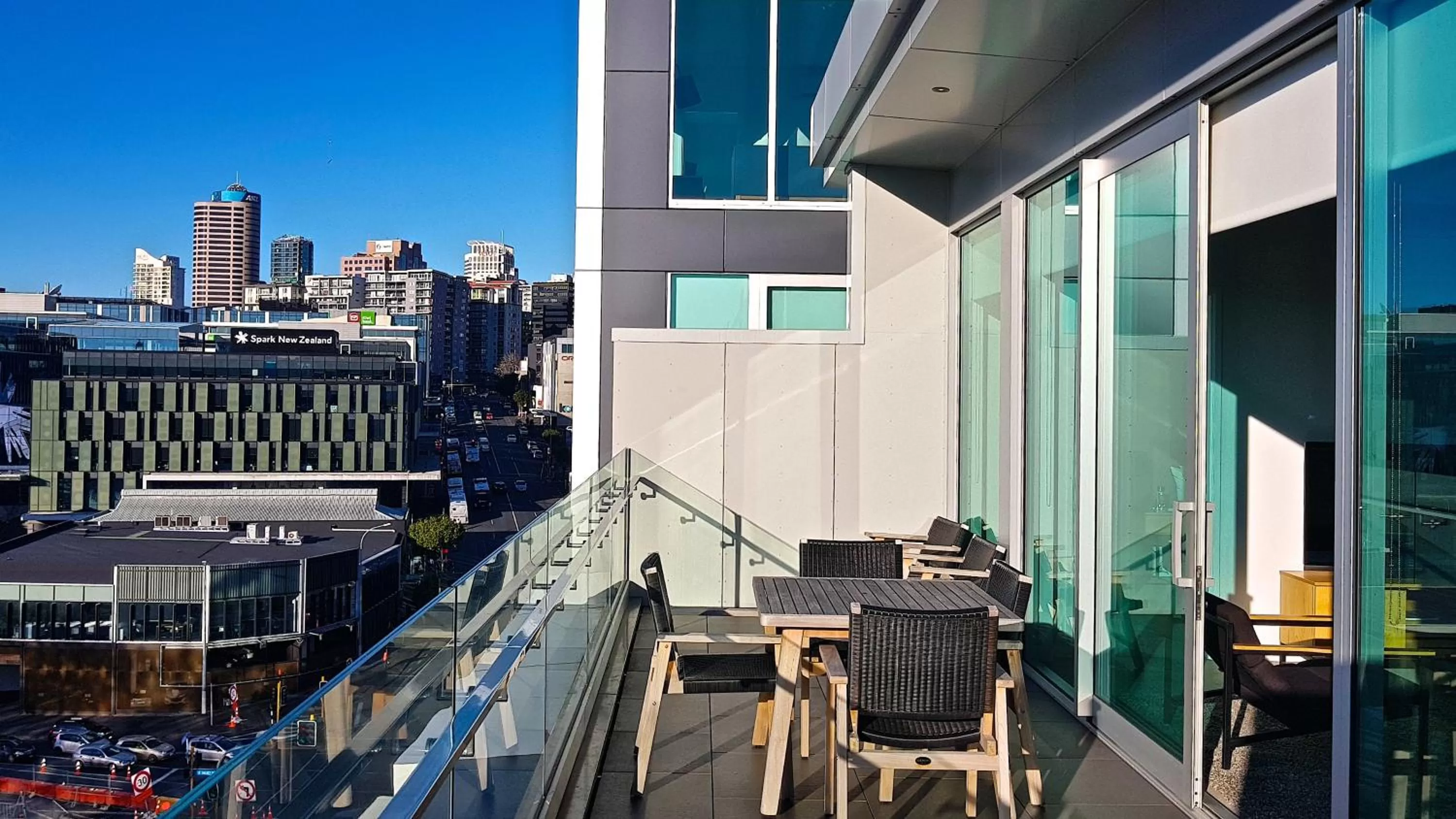 Balcony/Terrace in Swiss-Belsuites Victoria Park Auckland