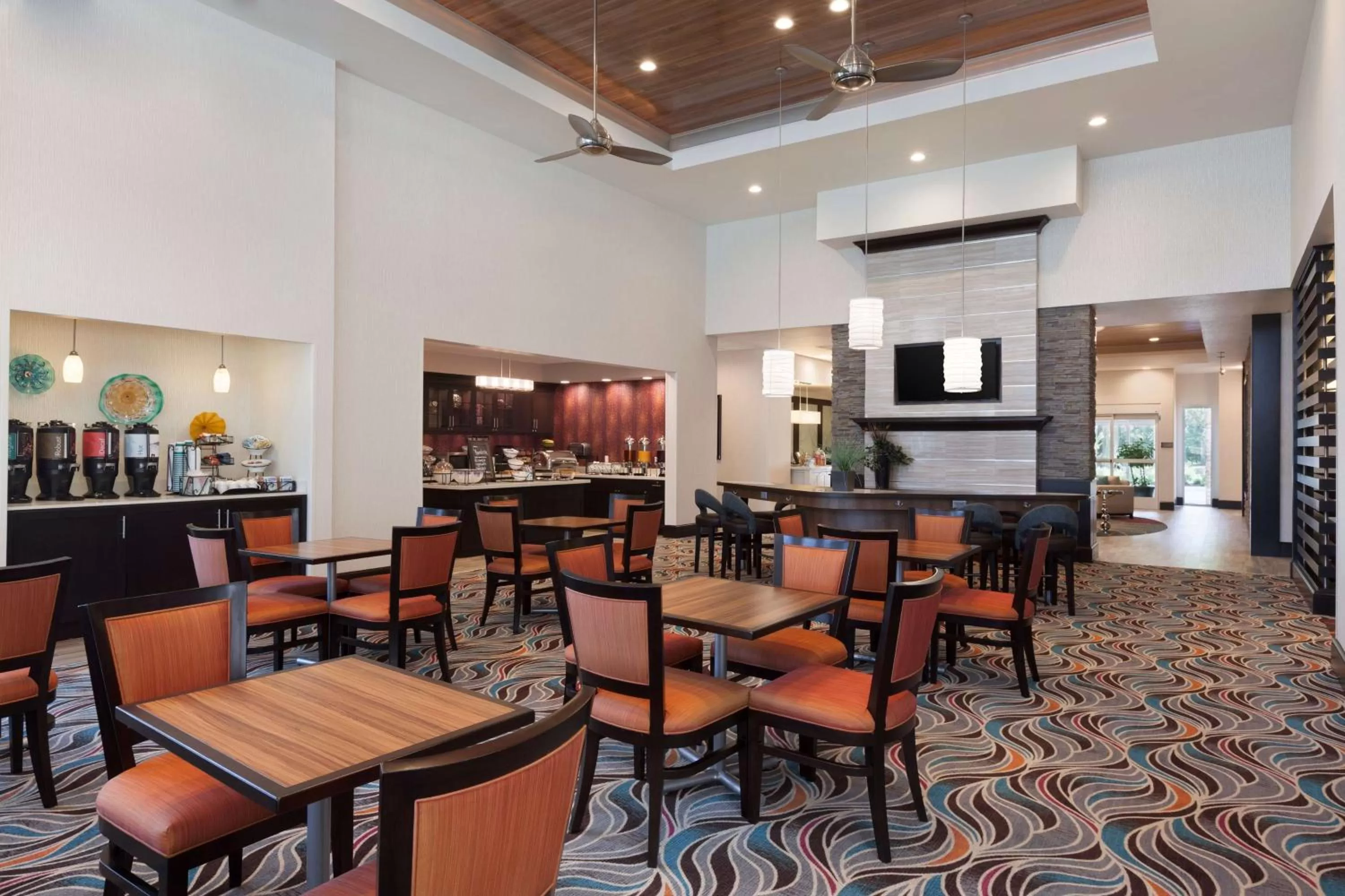 Dining area in Homewood Suites by Hilton North Houston/Spring