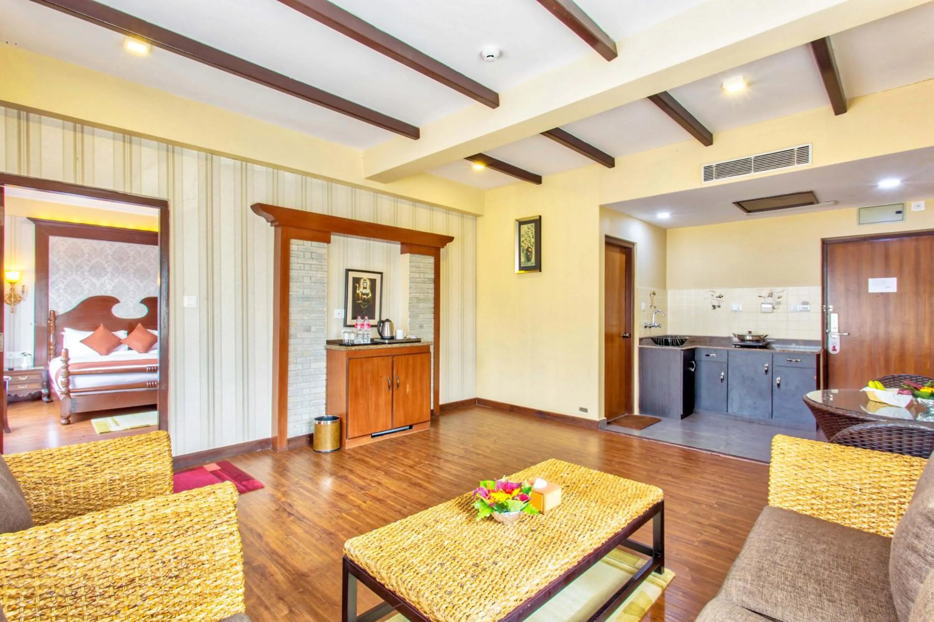 Decorative detail, Seating Area in Da Yatra Courtyard Hotel