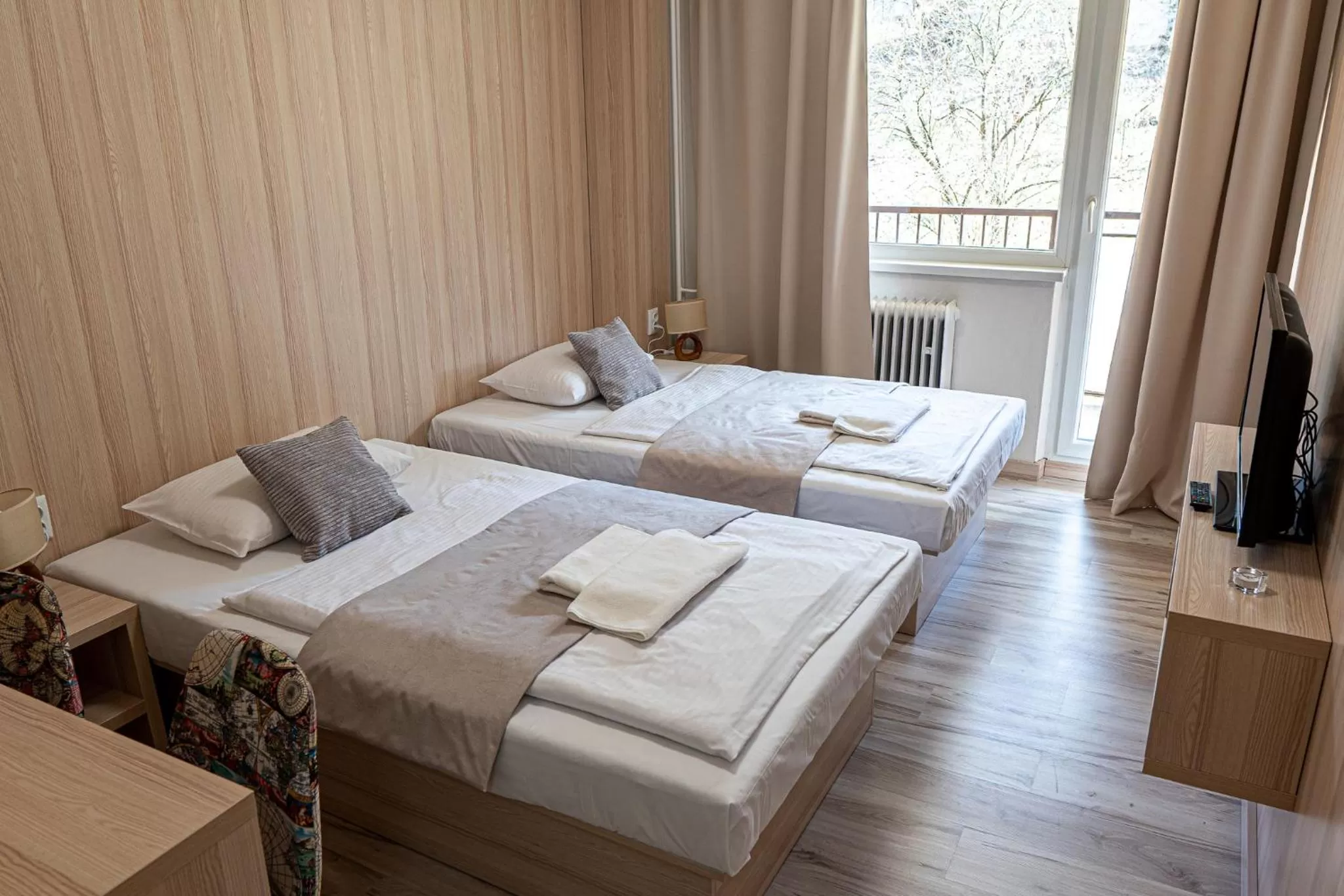 Bedroom, Bed in Hotel Garni