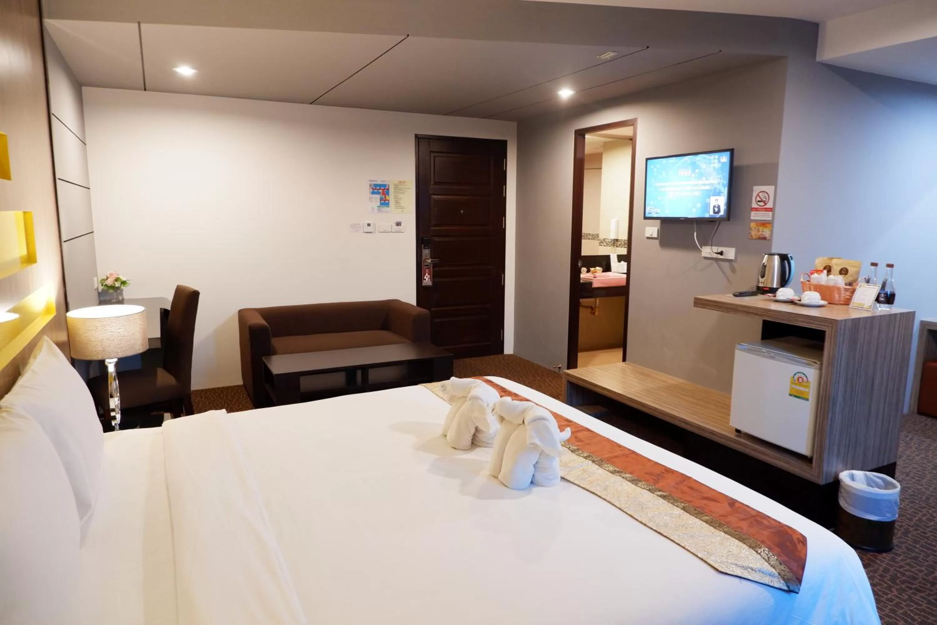 Bed in Siam Oriental Hotel