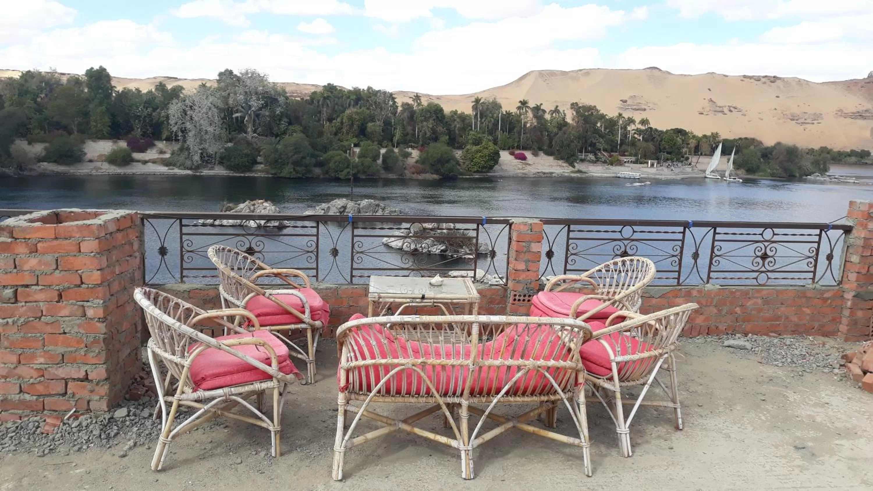 River view in Taharka Nubian House