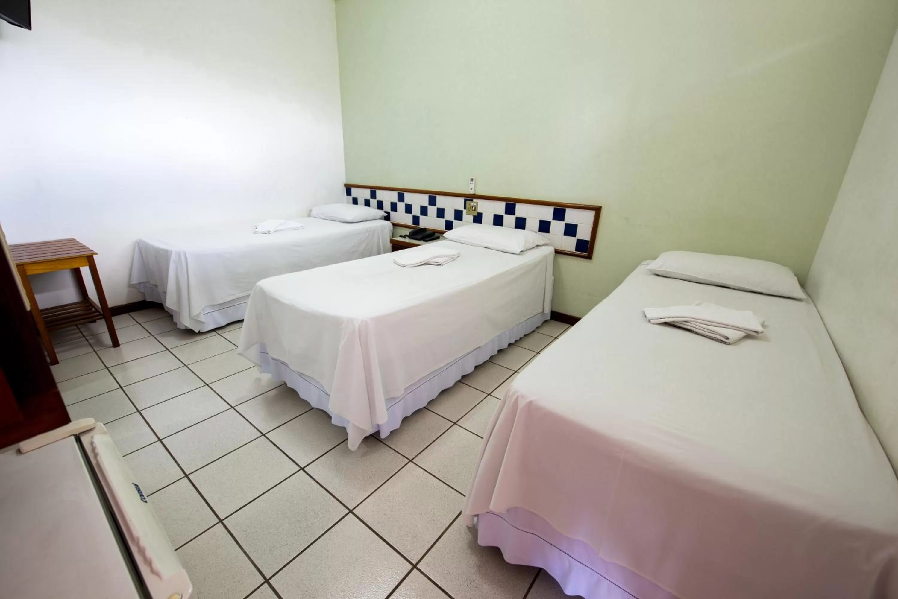 Bed in Hotel Metropolitano