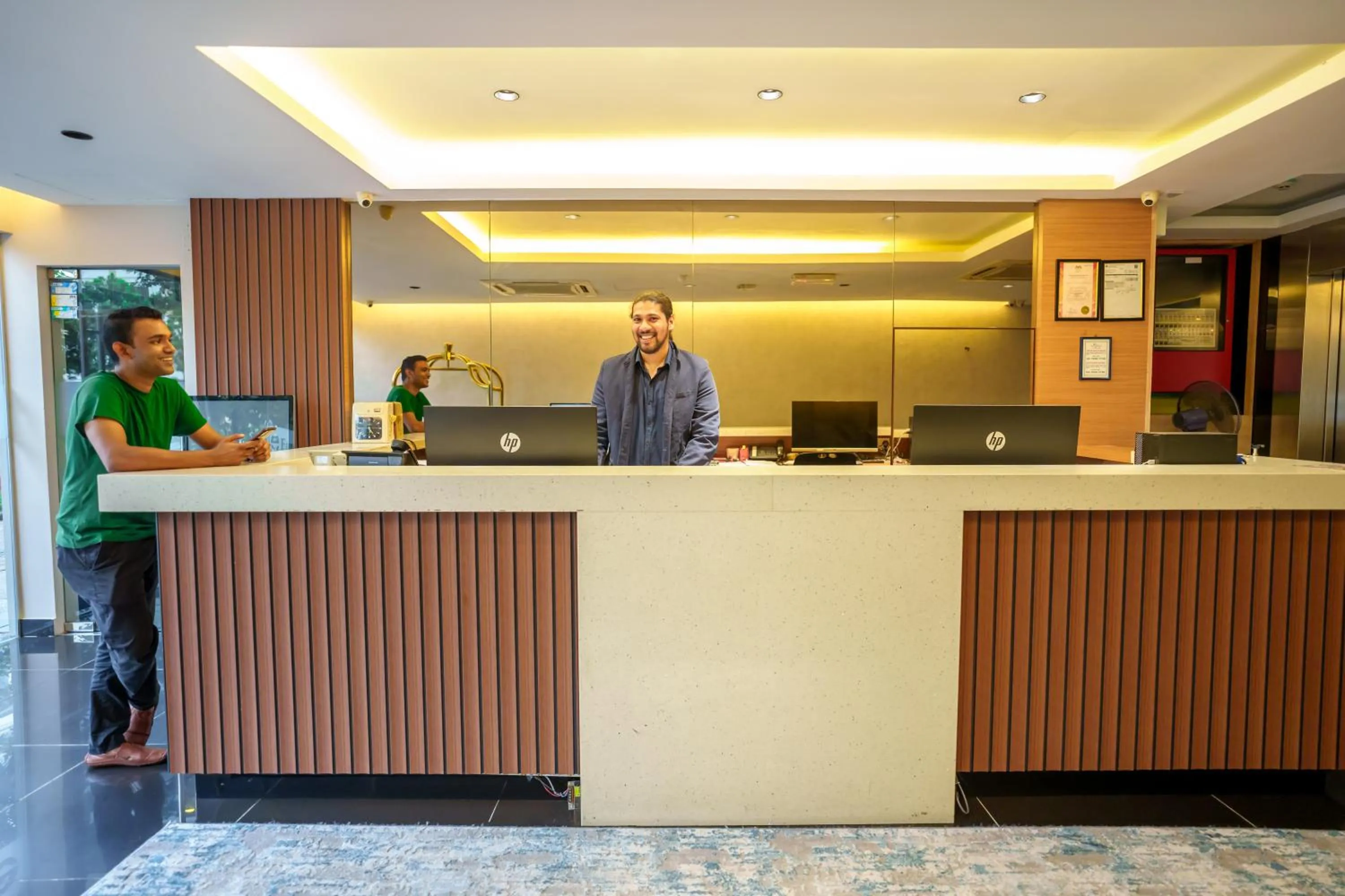 Staff in Alaxis Hotel