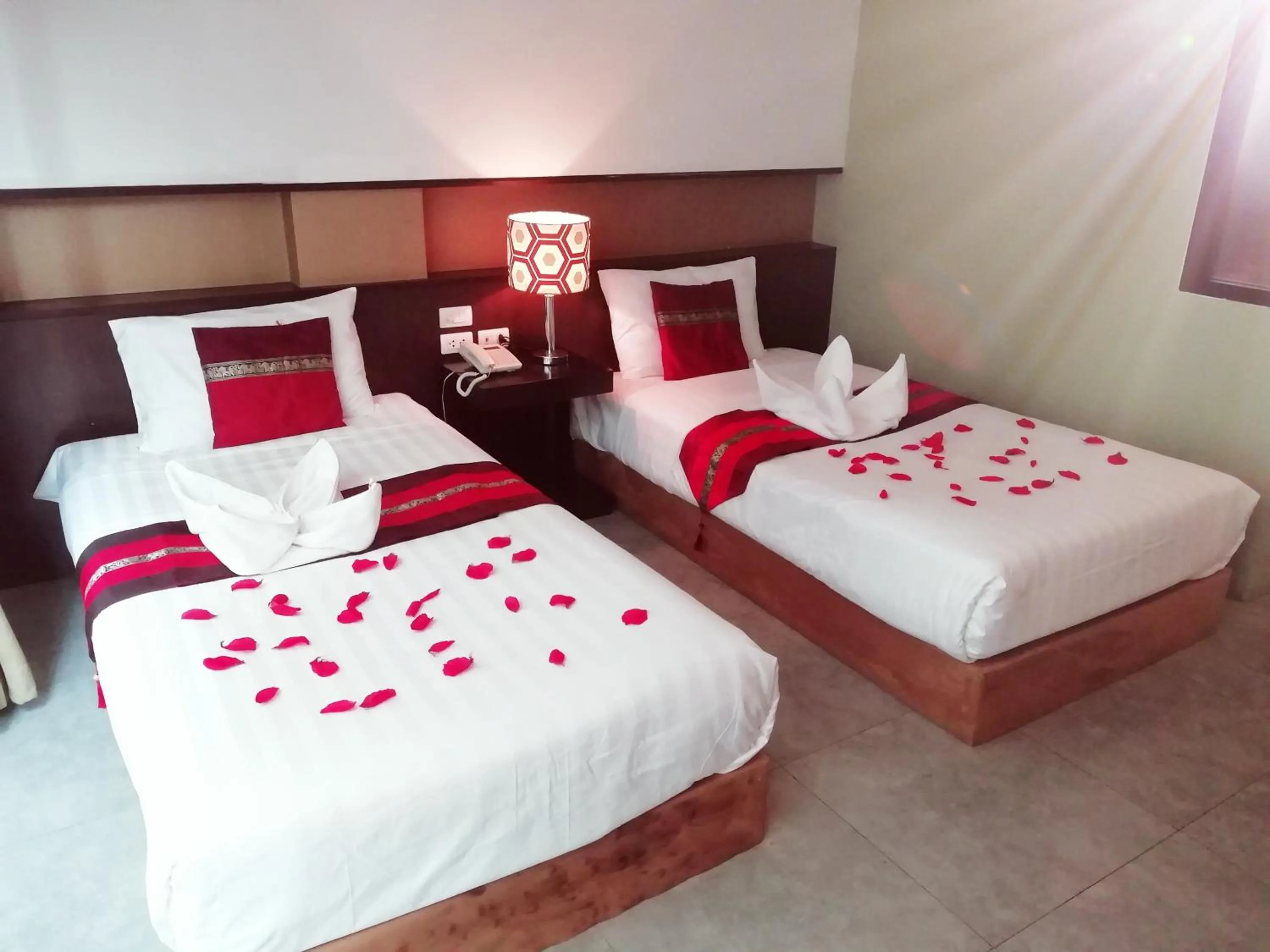 Bed in Mandala House, Chiang Mai