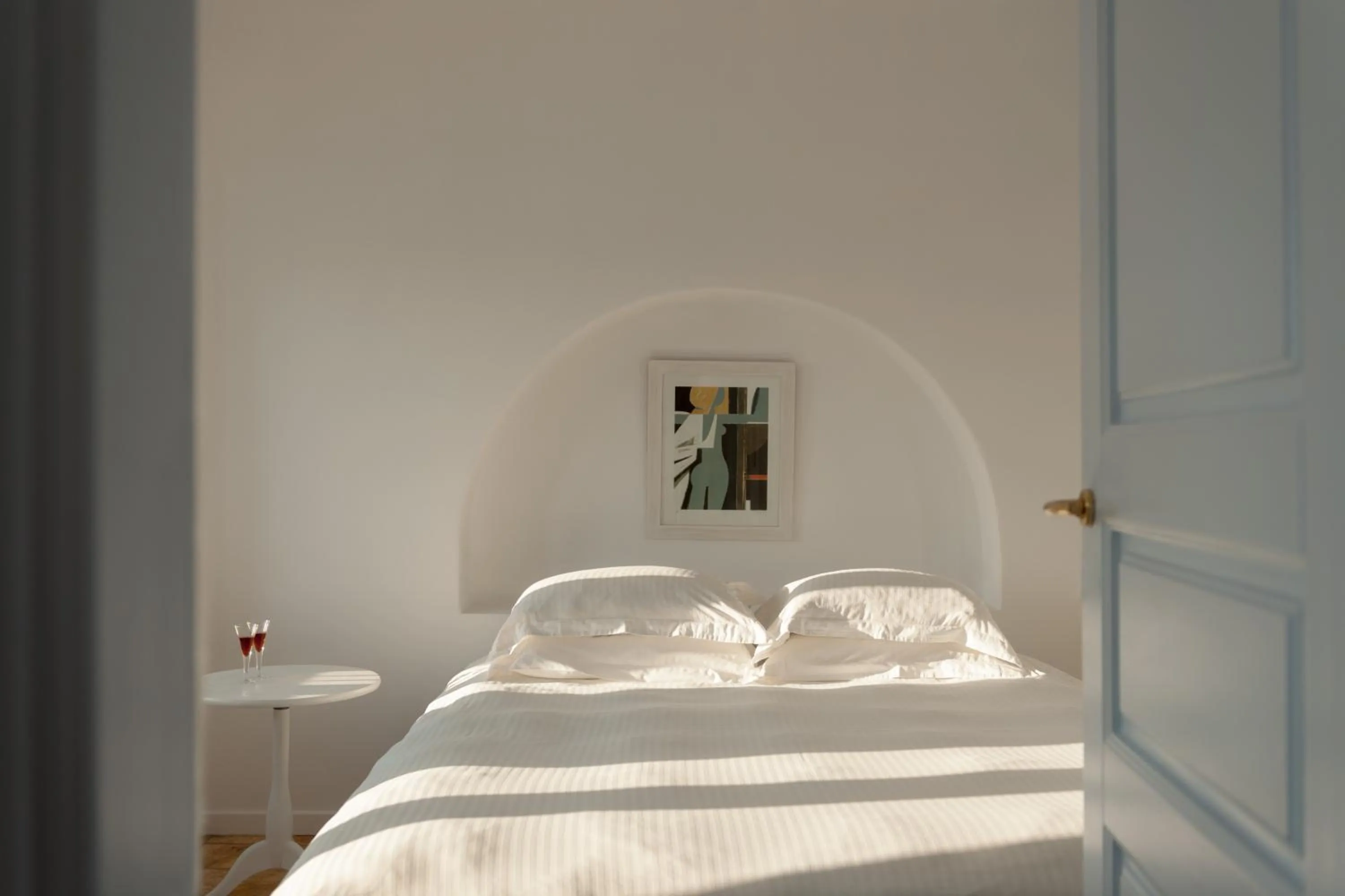 Bed in Aria Suites & Villas