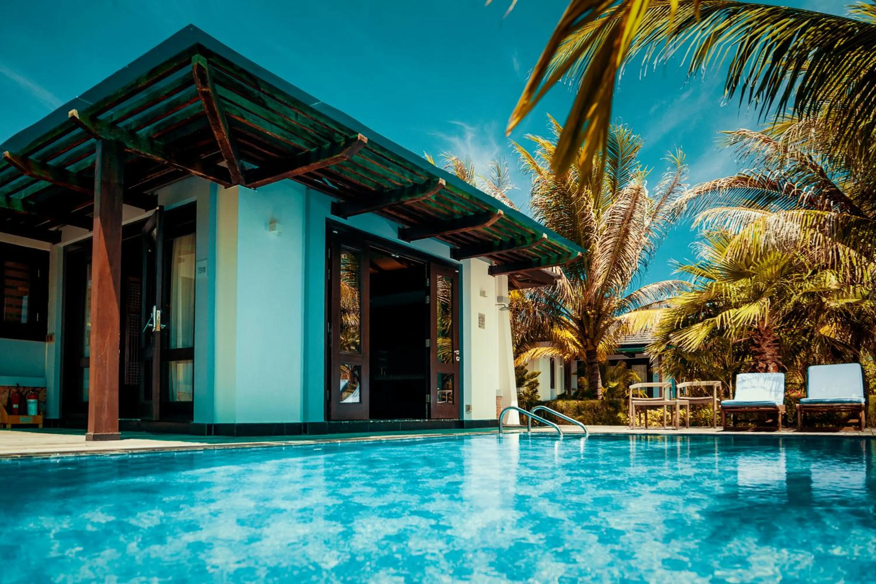 Swimming pool in Duyen Ha Resort Cam Ranh