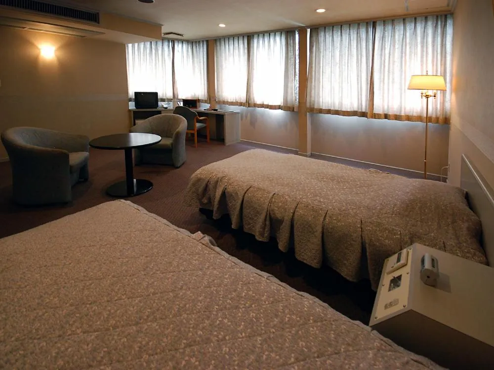 Bed in Hotel Nagasaki