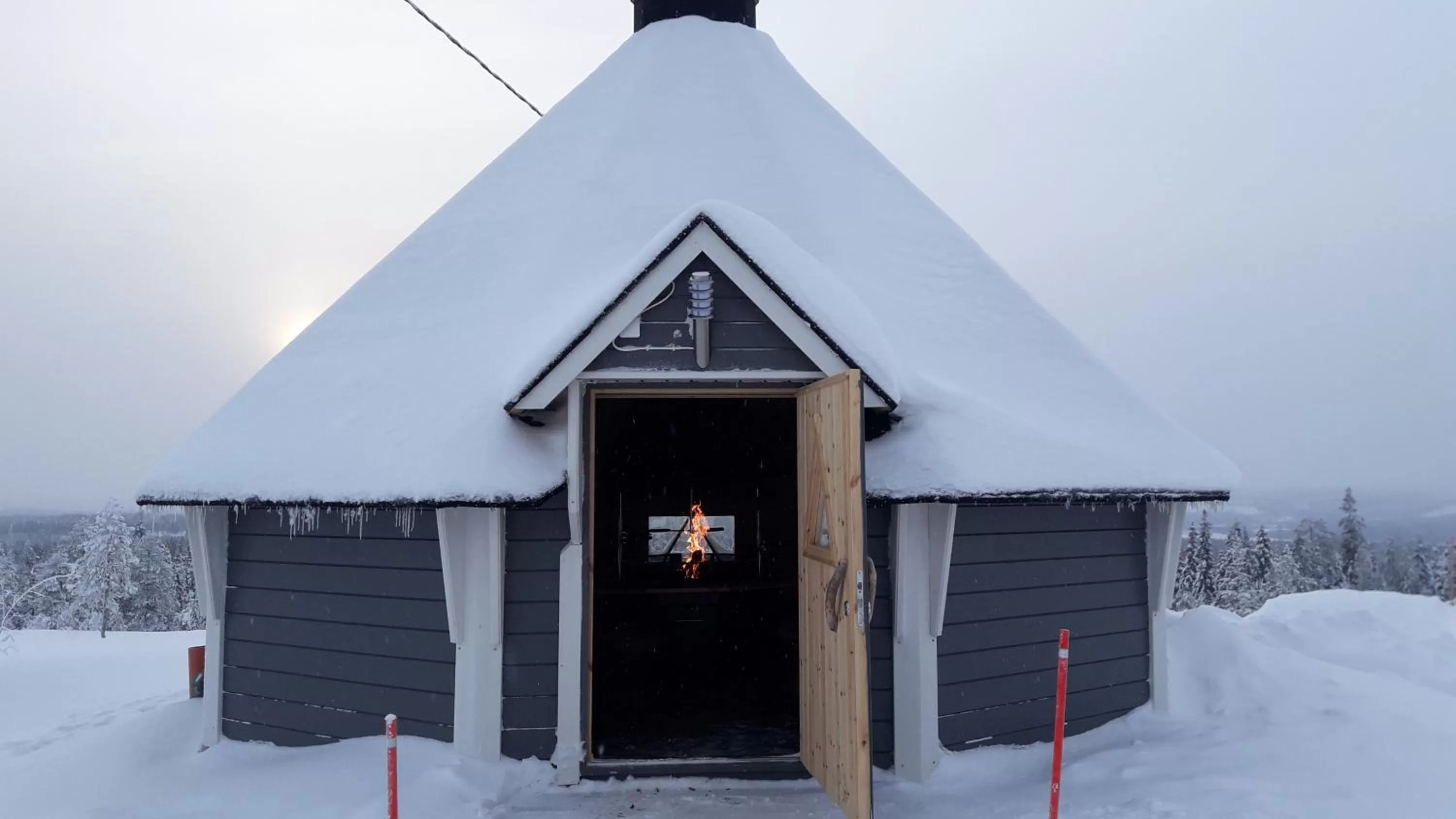 Winter in Karemajat Panorama hotel