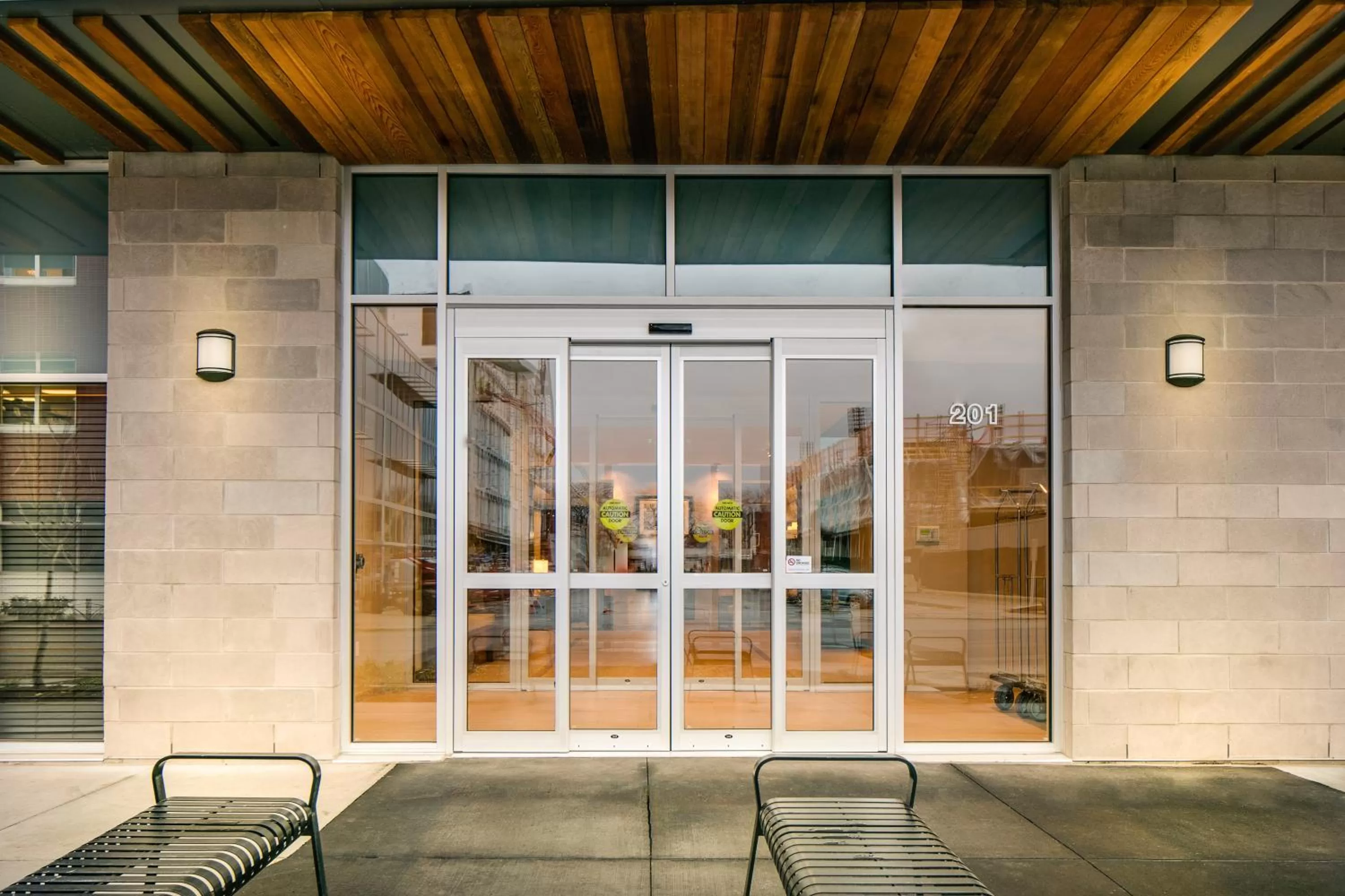 Property building in Staybridge Suites Des Moines Downtown by IHG