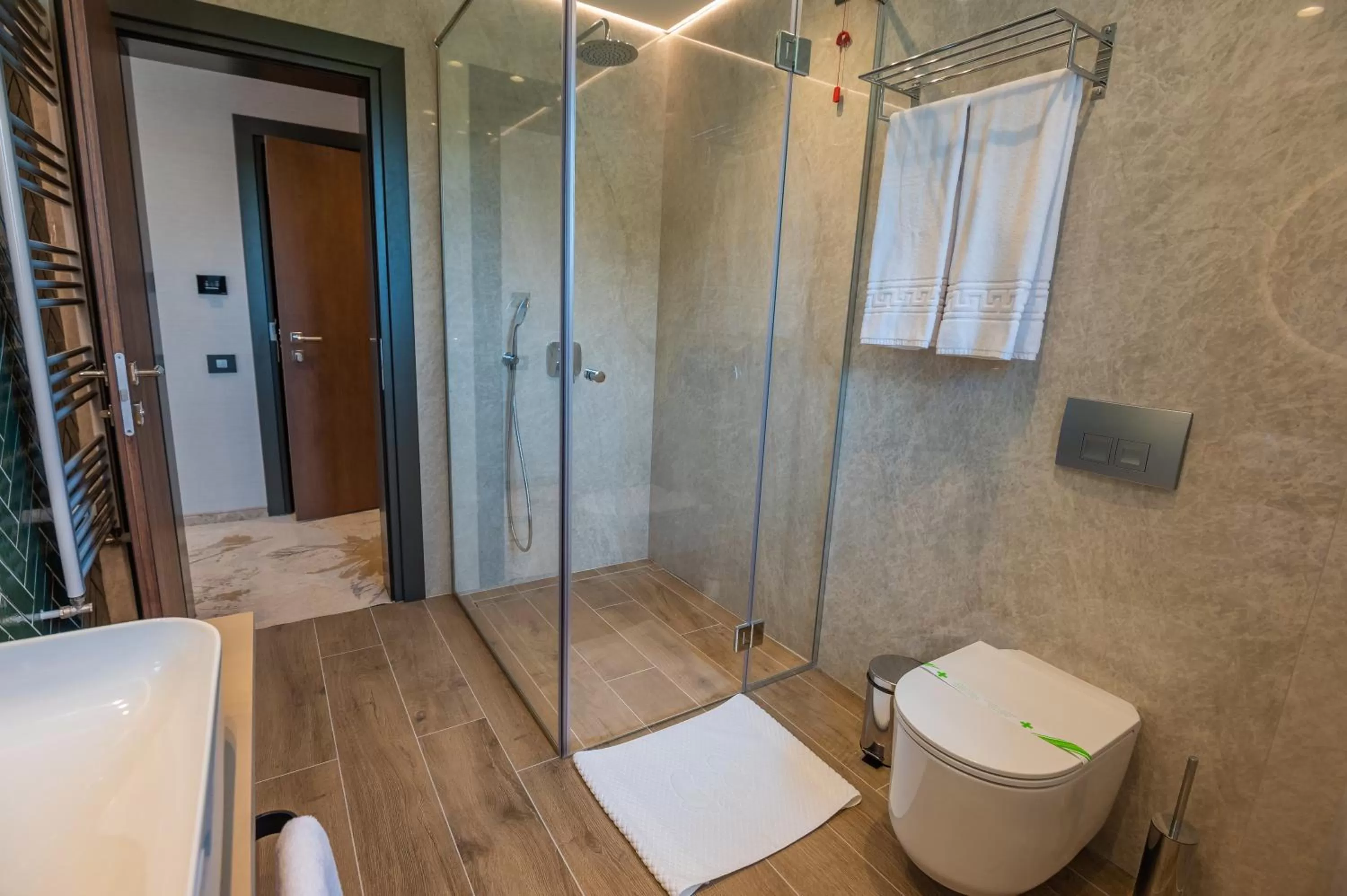 Shower, Bathroom in Hotel Codrişor