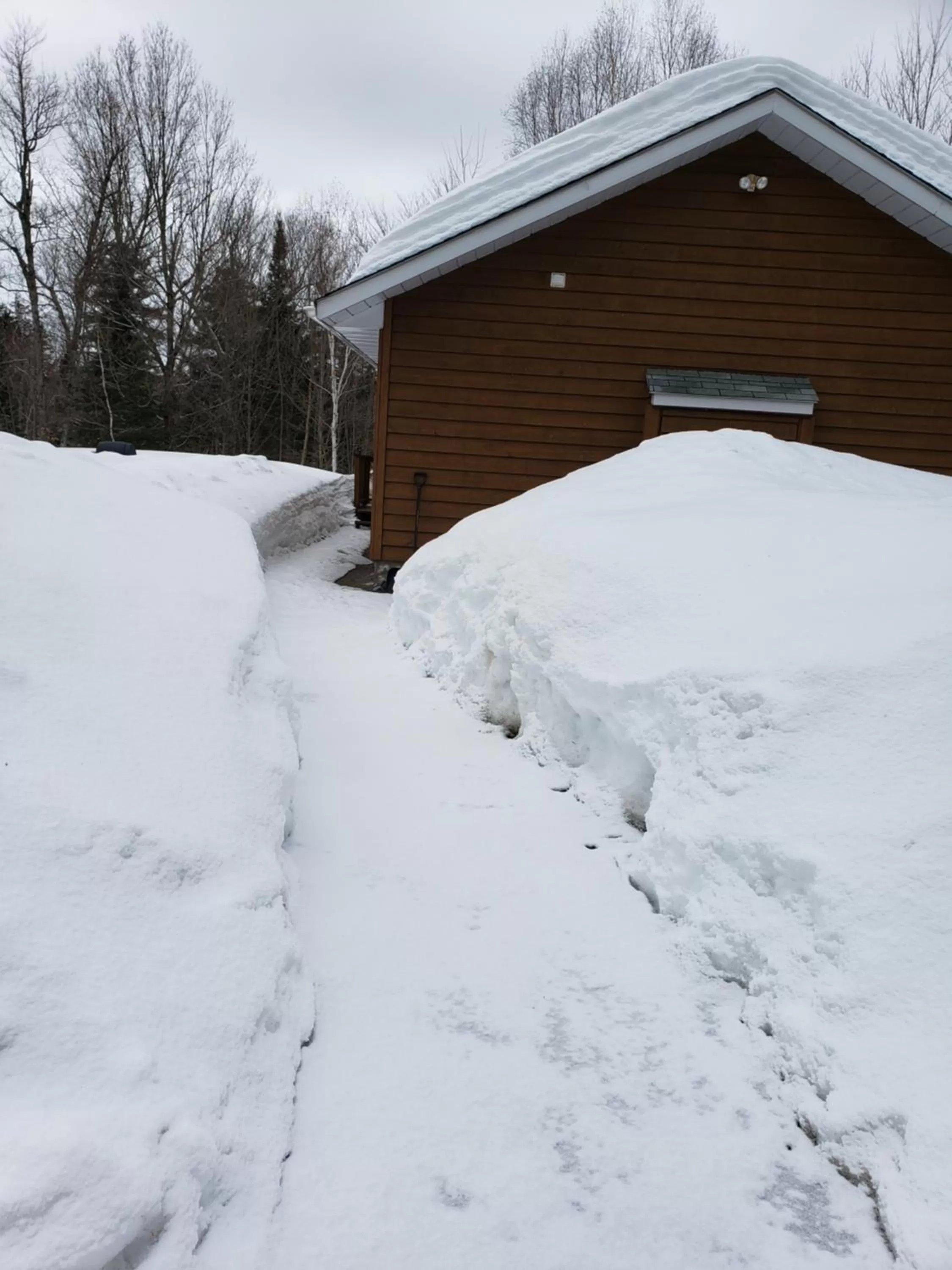 Winter in Parkway Cottage Resort and Trading Post