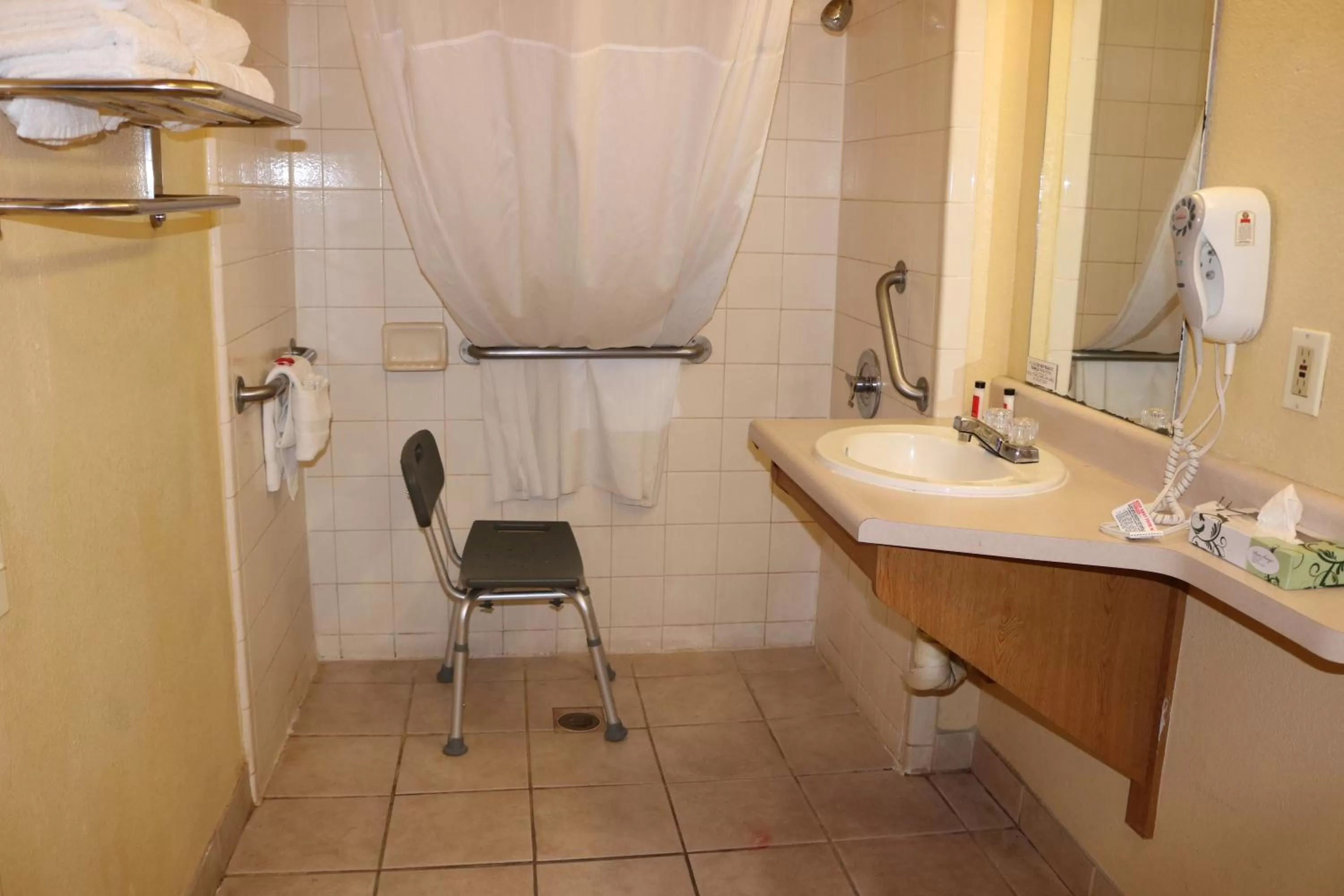 Bathroom in Days Inn by Wyndham Fresno South