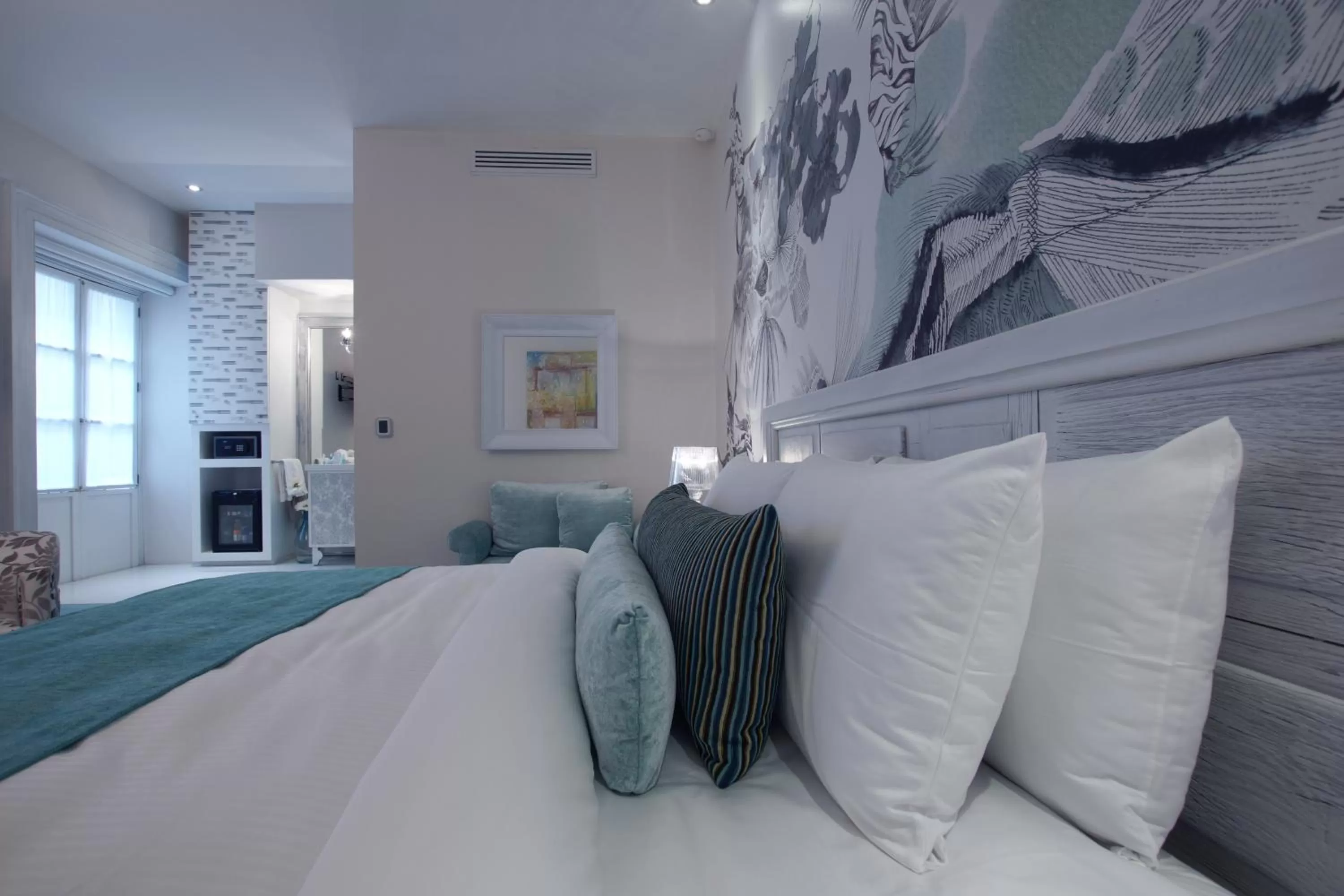 Bed in 1850 Hotel Boutique