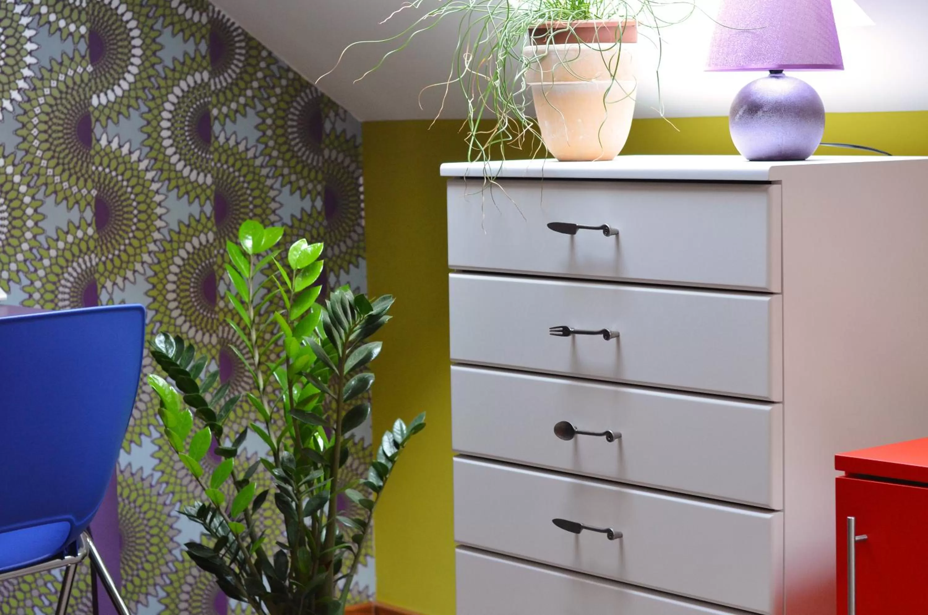 Decorative detail in Art Garni Hotel