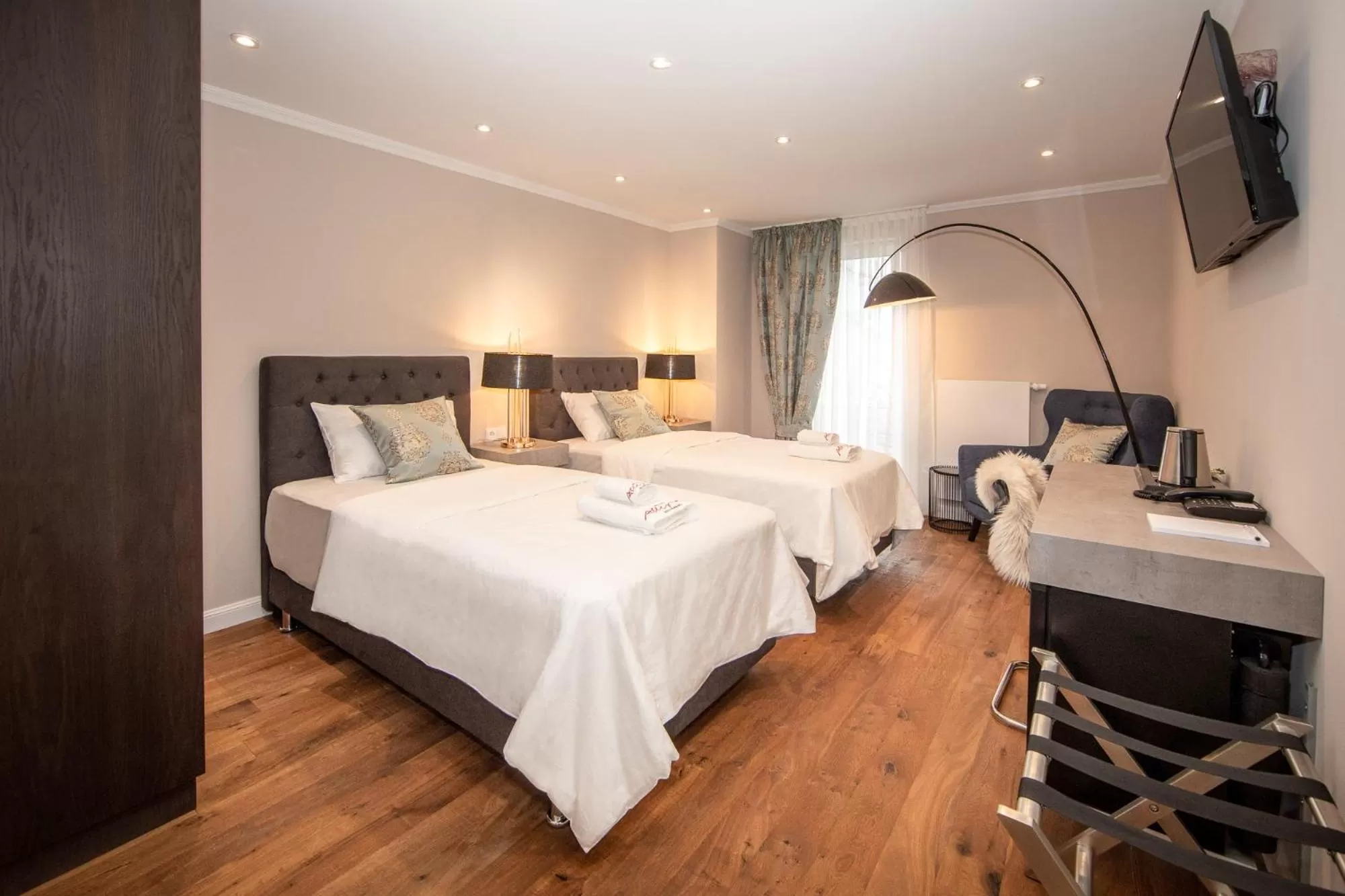 Bed in Hotel Allegra