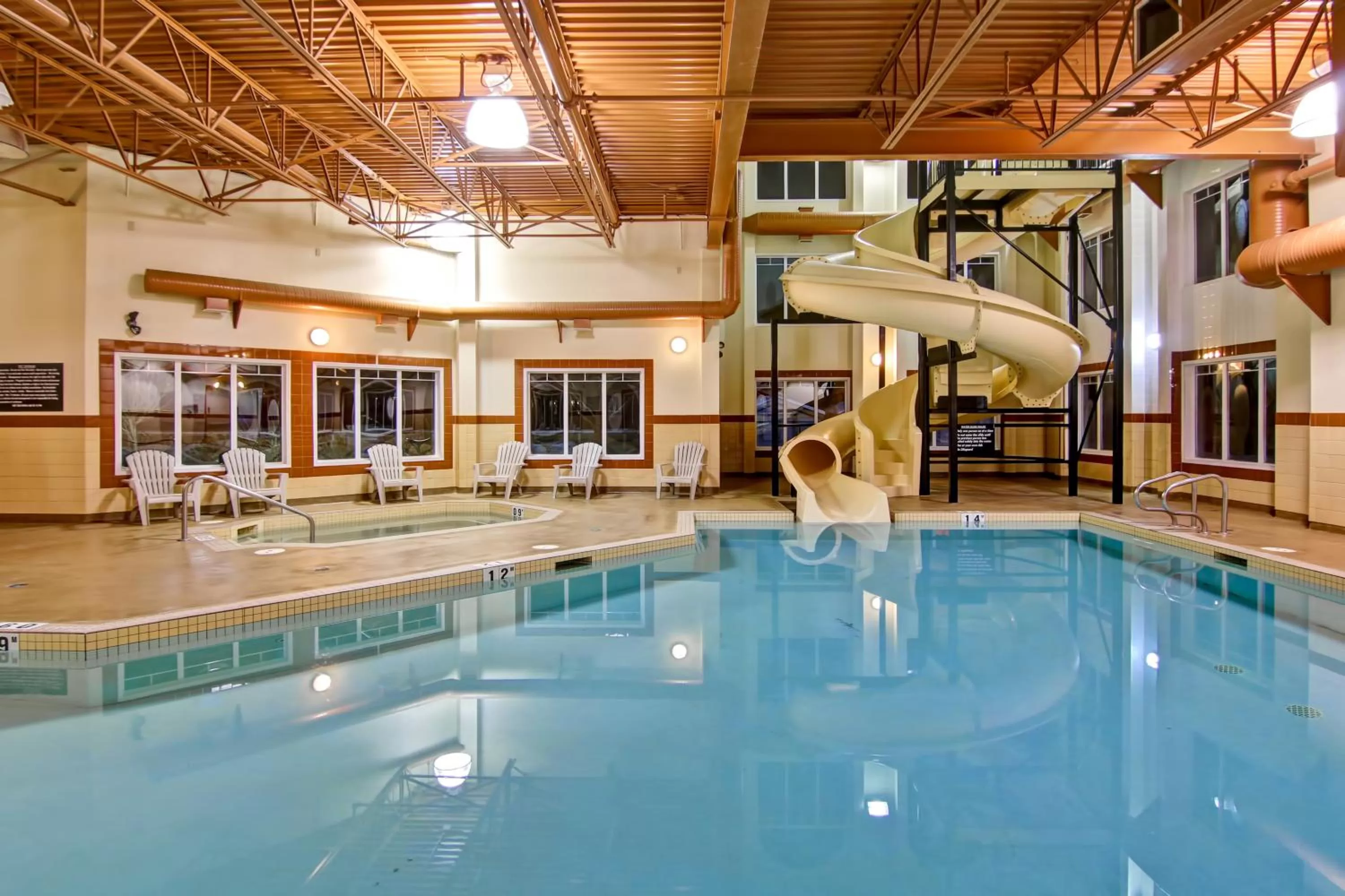 Swimming pool in Ramada by Wyndham Ponoka