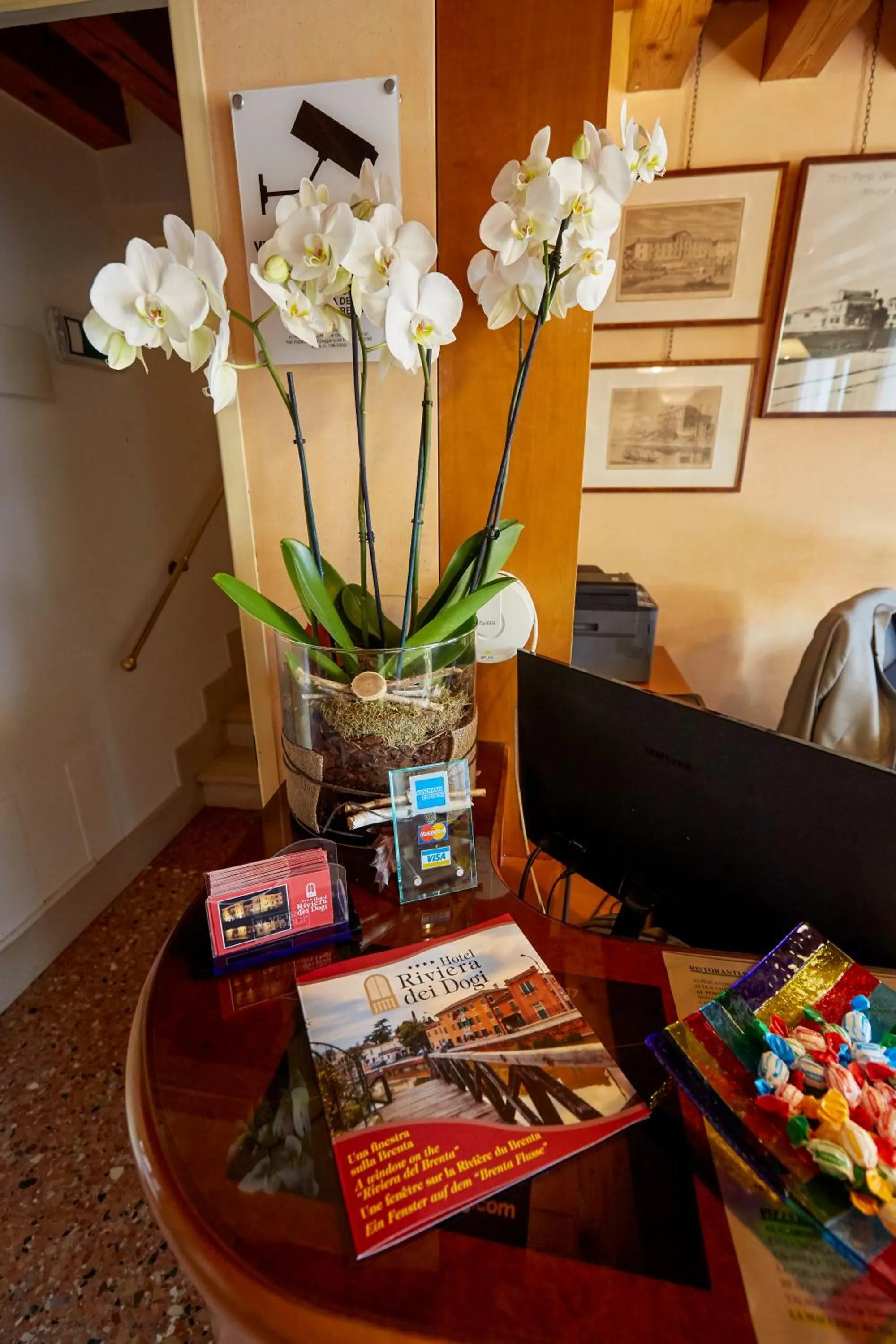 Lobby or reception in Hotel Riviera dei Dogi