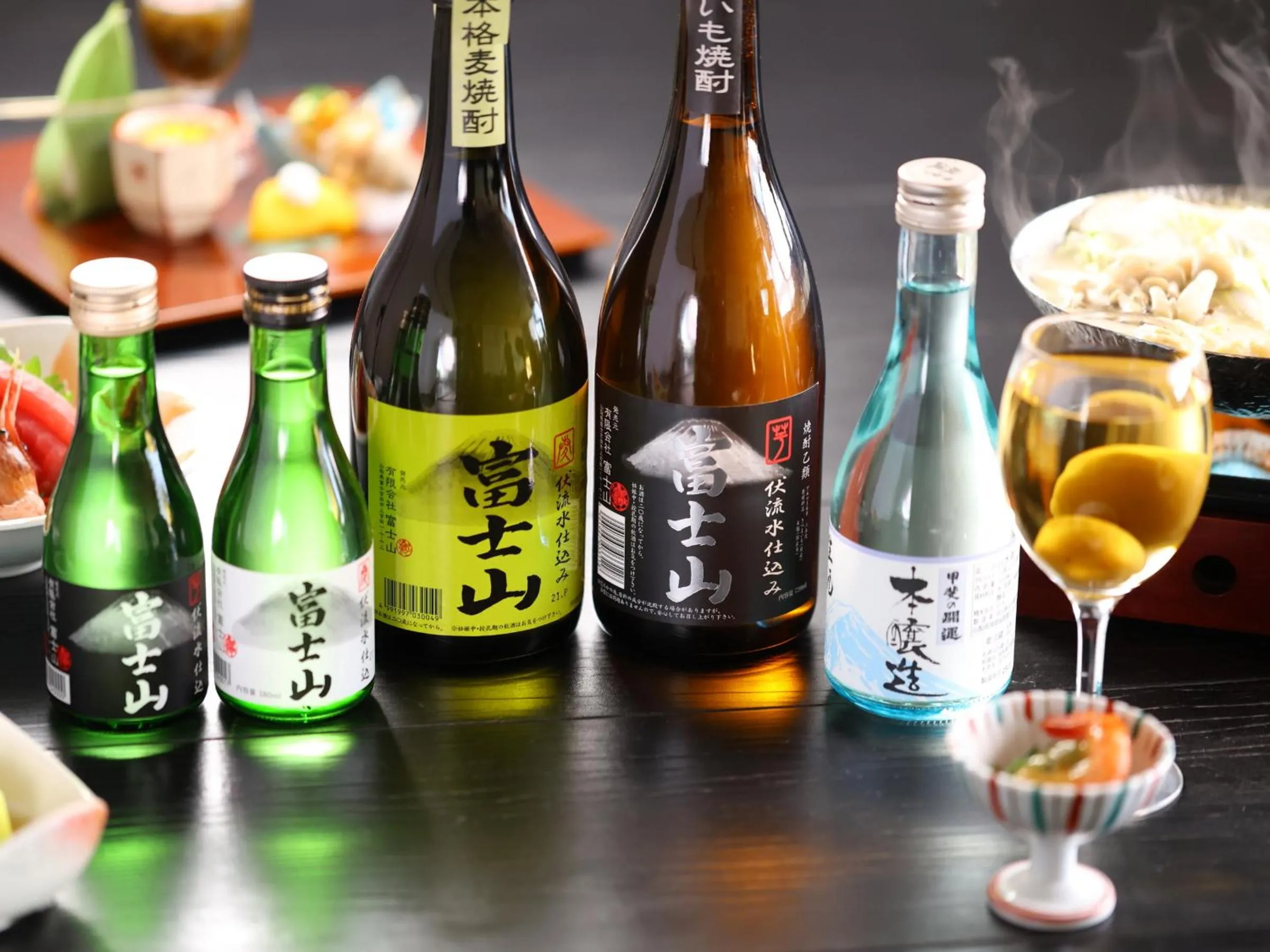 Food and drinks in Hotel Asafuji