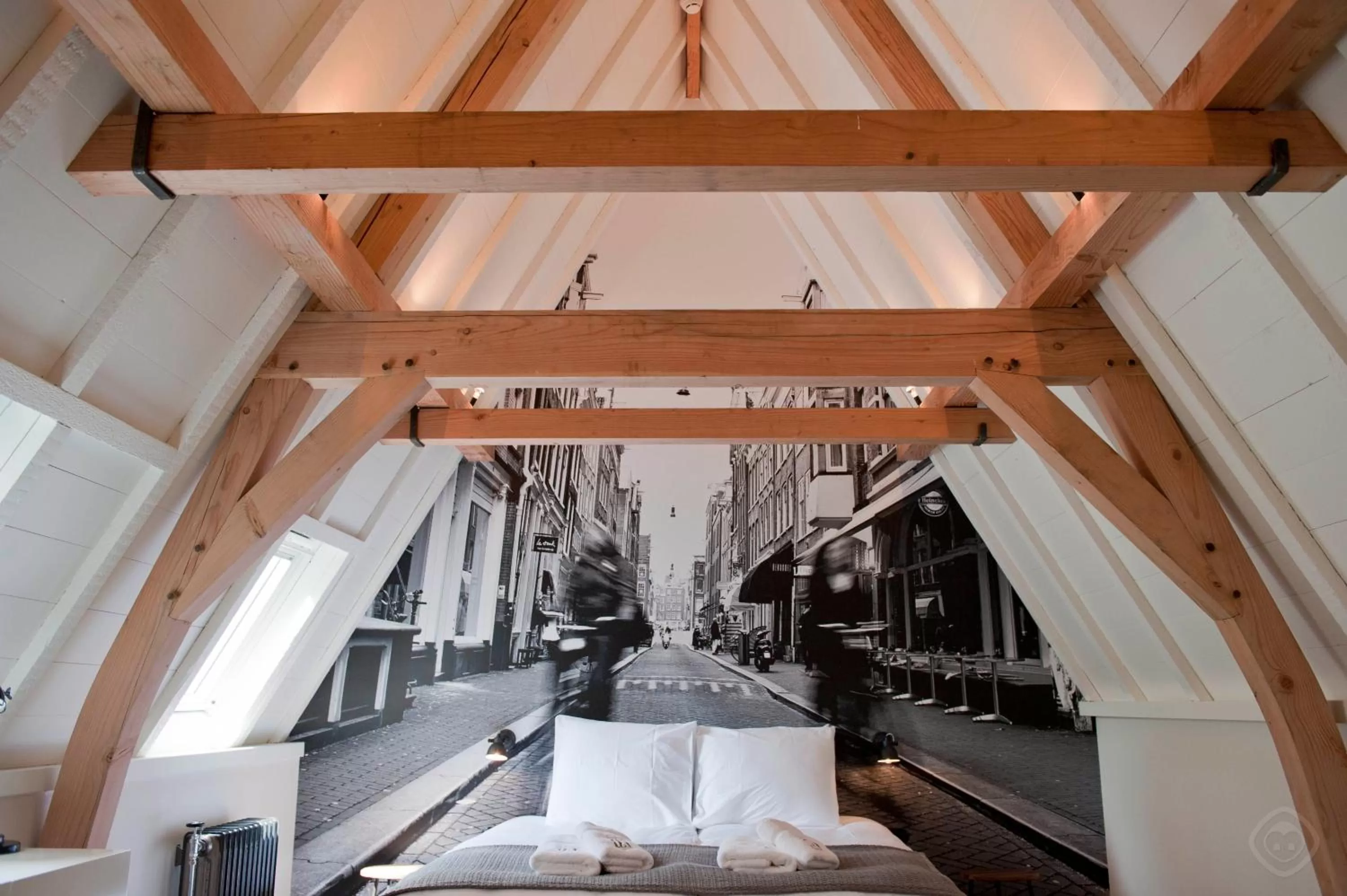 Bed in Hotel IX Nine Streets Amsterdam