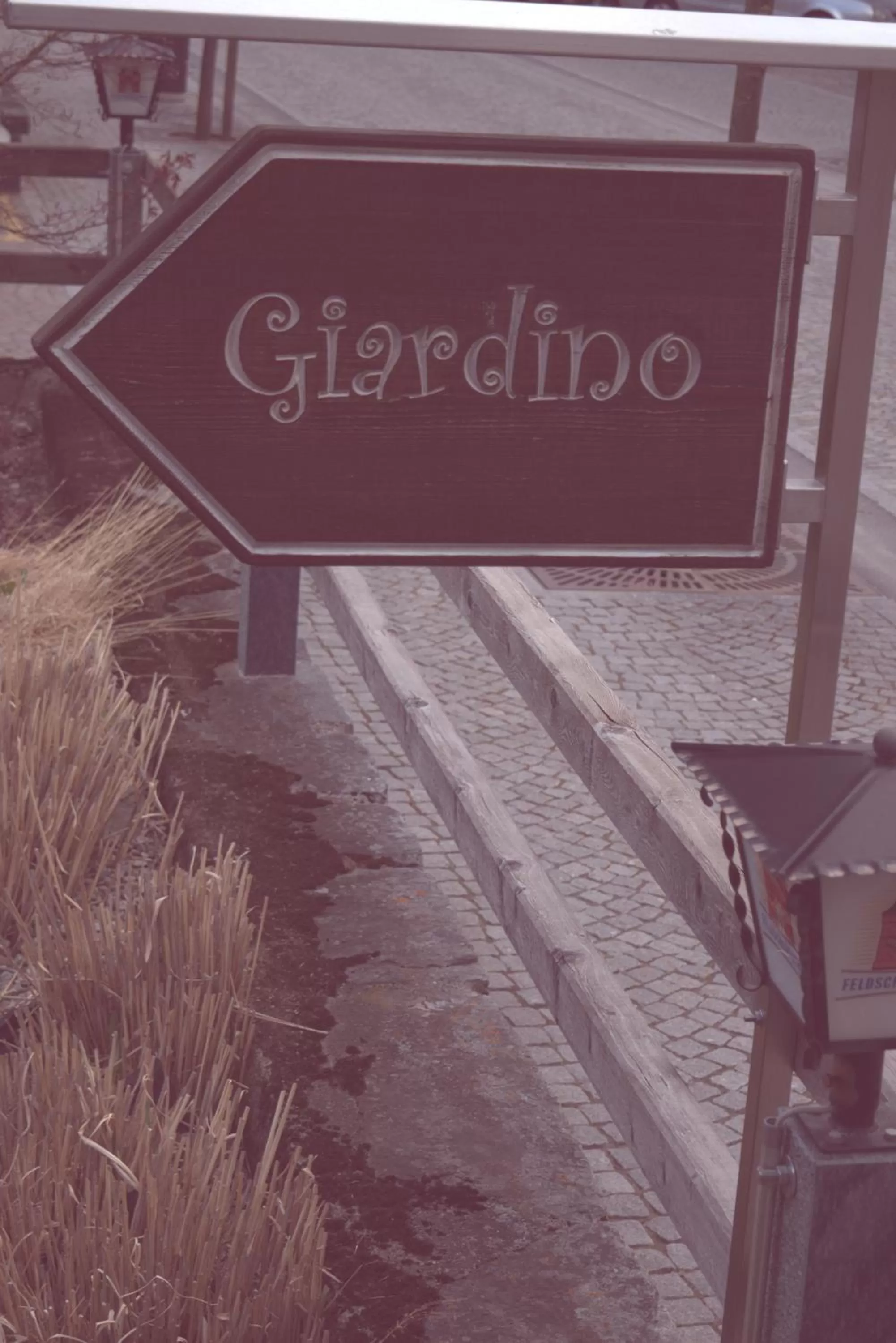 Garden in Ristorante Pensione Chalet Stazione