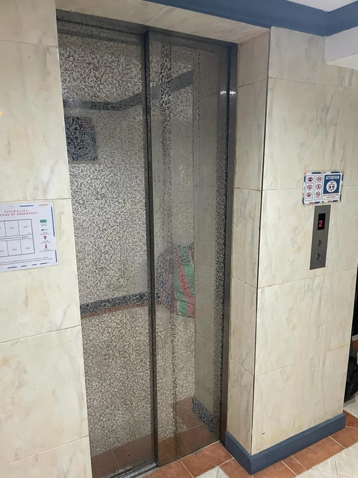 elevator in BH Baan Paradise Hotel Patong