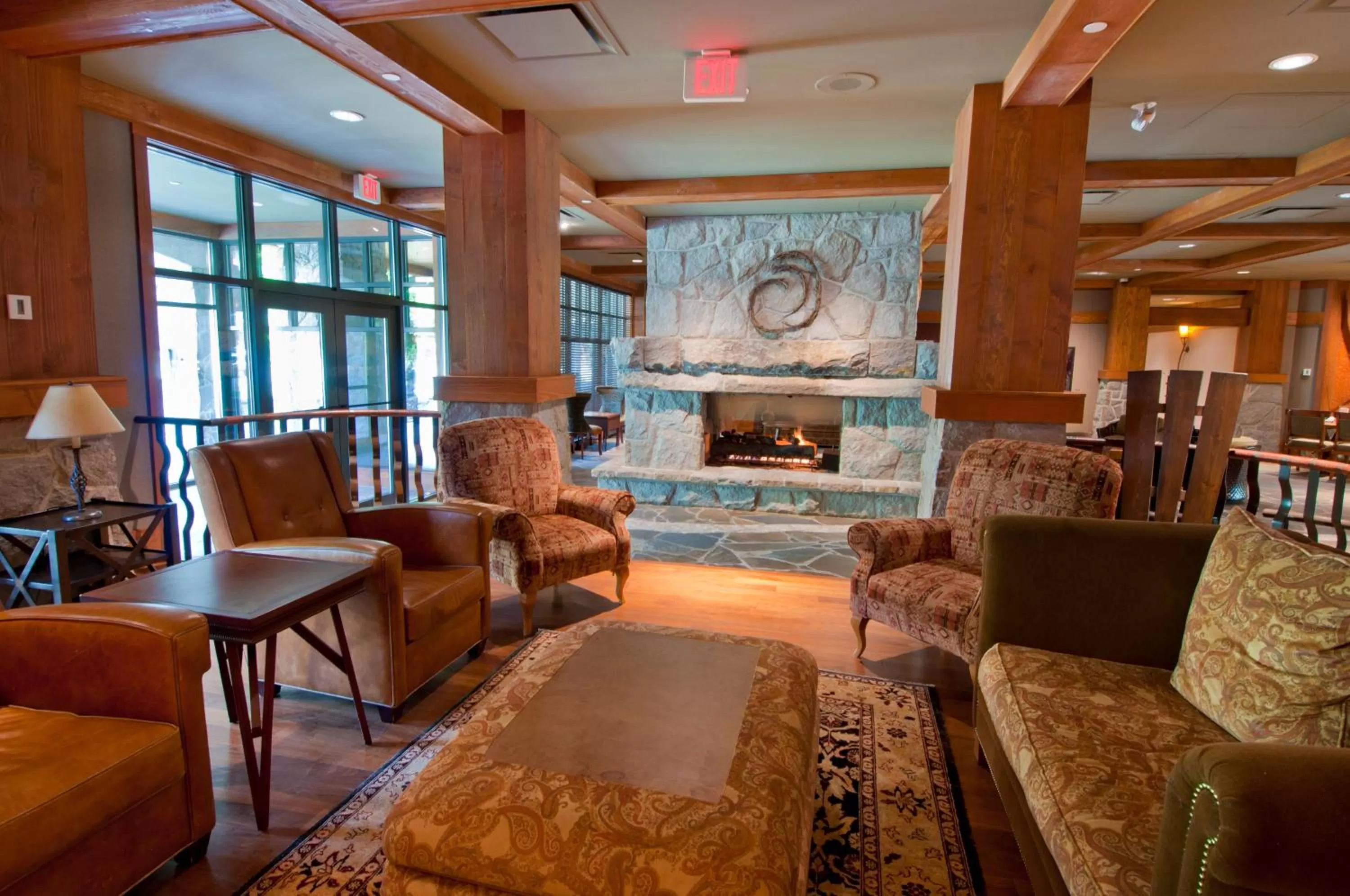 Lobby or reception in First Tracks Lodge, by Lodging Ovations