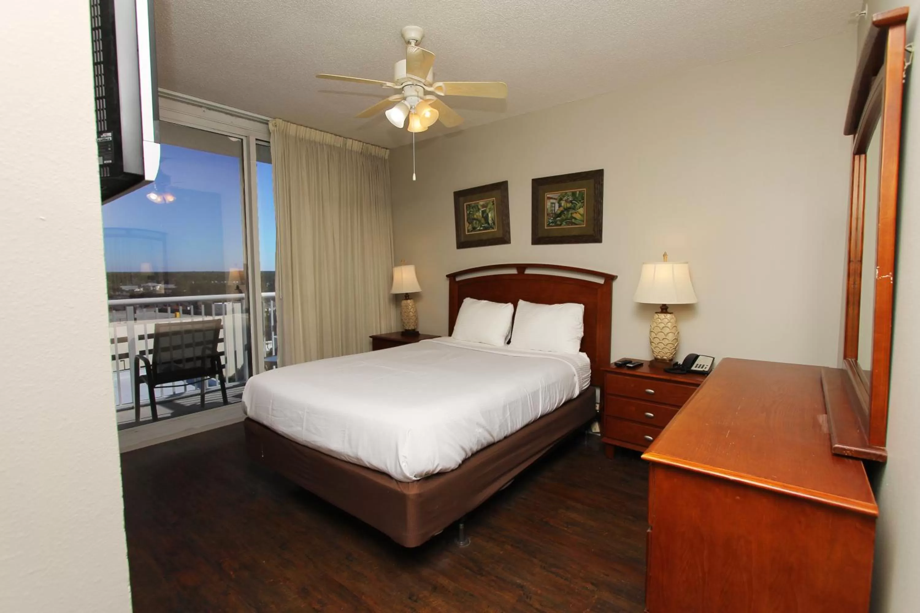 Bed in Majestic Beach Resort, Panama City Beach, Fl