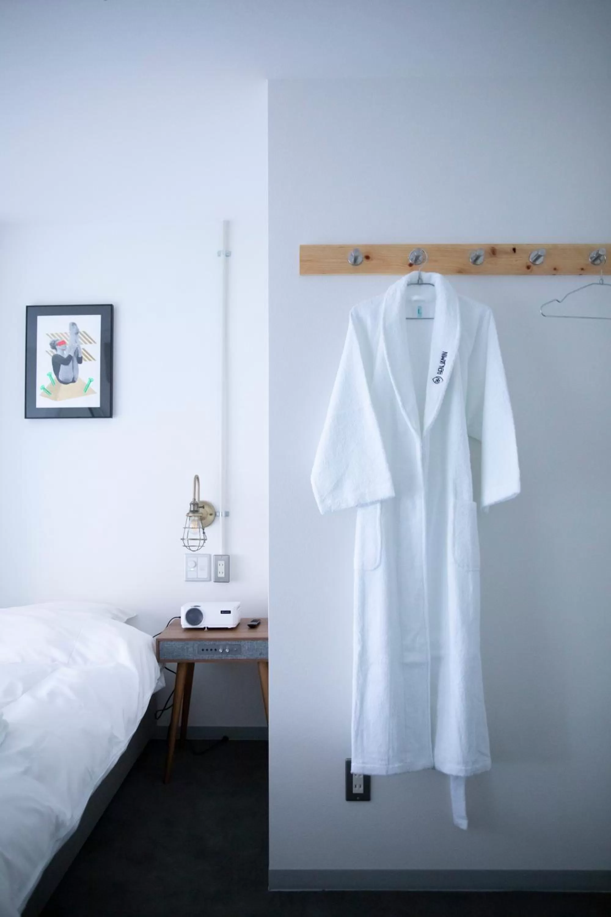 Bed in BENJAMIN HOTEL KANAZAWA