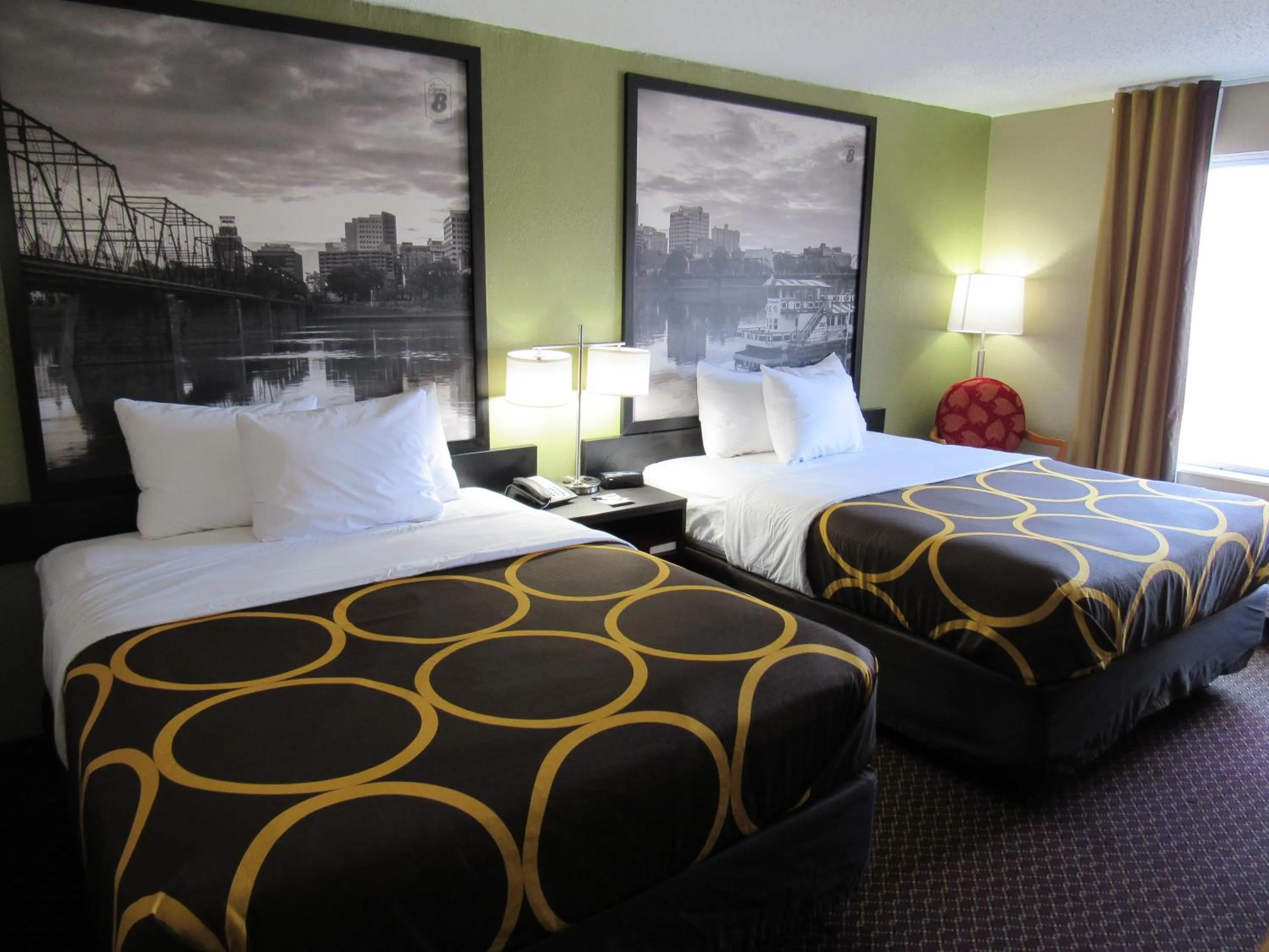 Bed in Super 8 by Wyndham New Cumberland