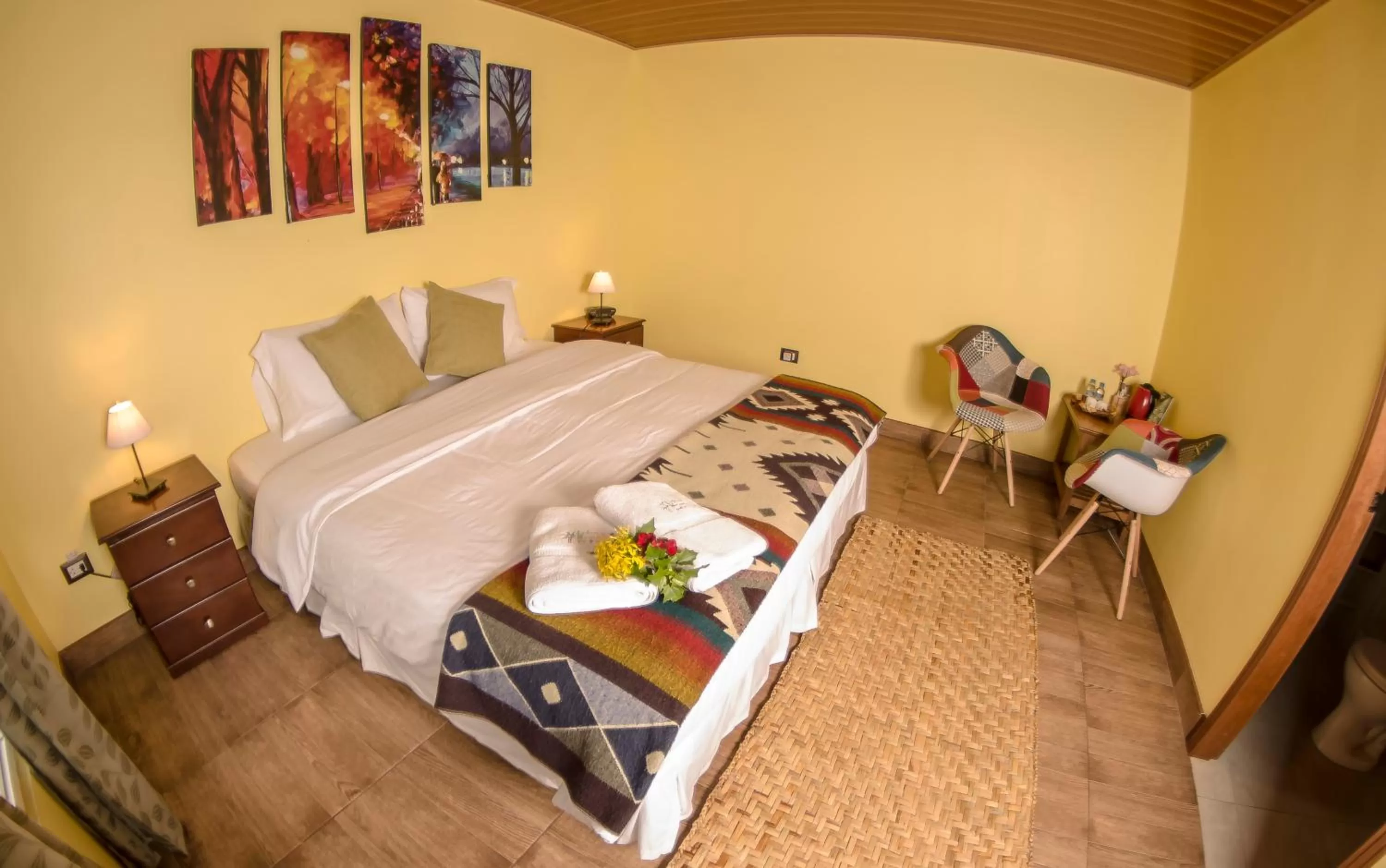 Bed in La Casa del Molino Blanco B&B