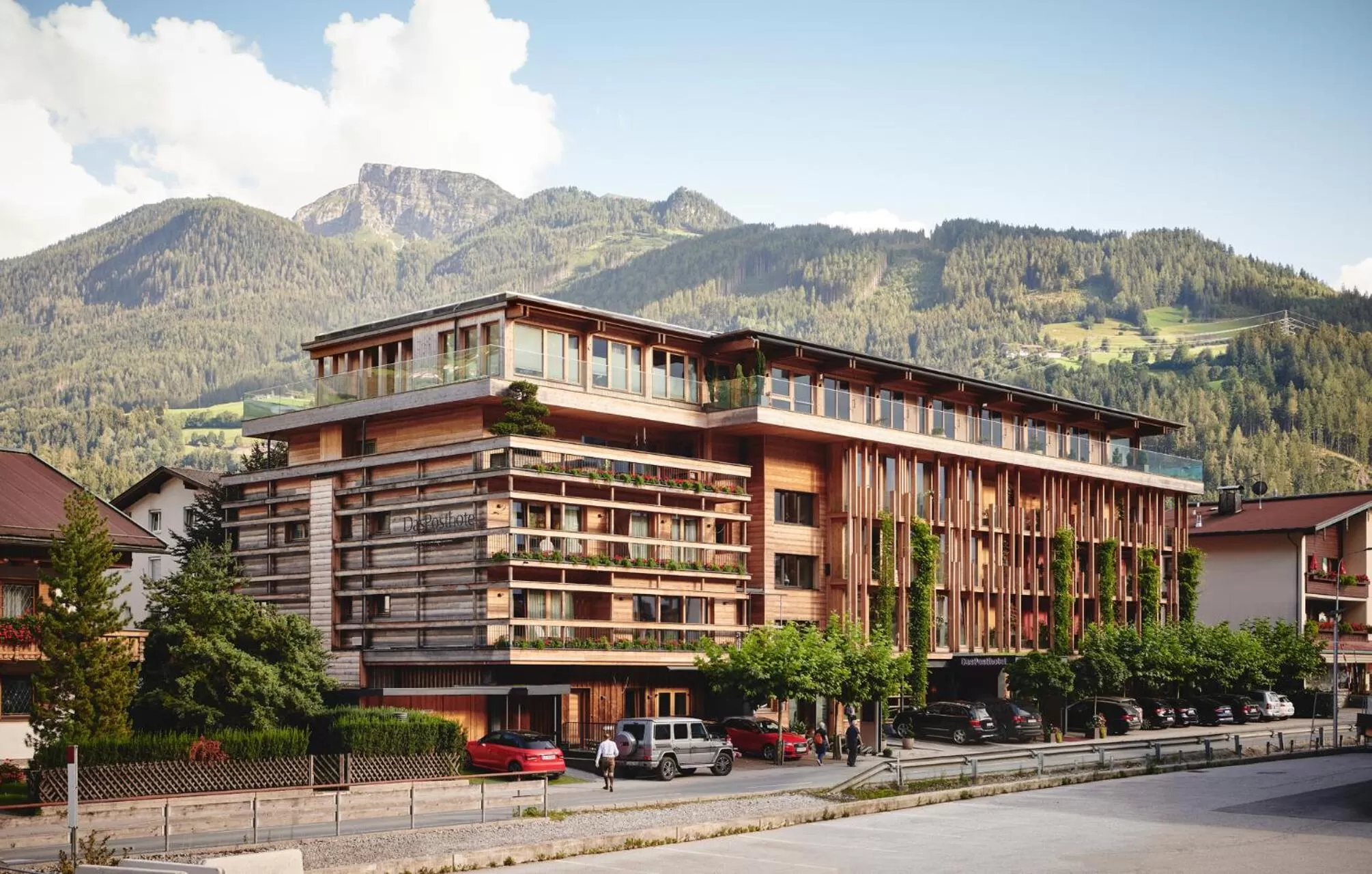 Property building in Small Luxury Hotel of the World - DasPosthotel