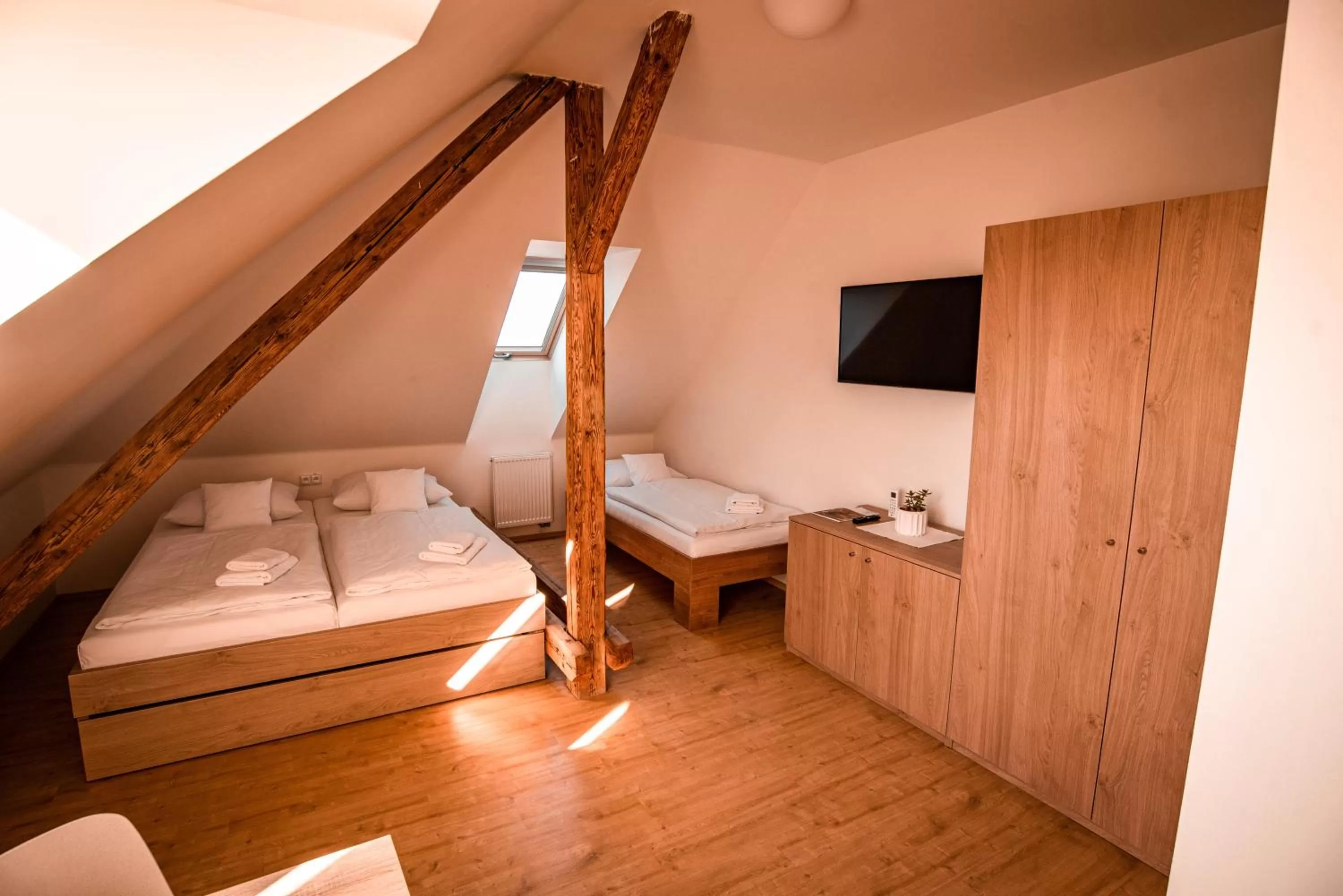 Photo of the whole room, Bed in Penzion Panský dvůr Telč