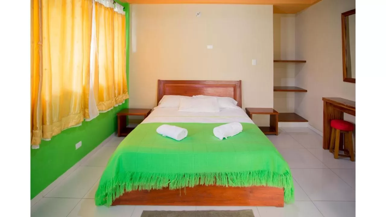 Bed in Cabañas Yakuruna