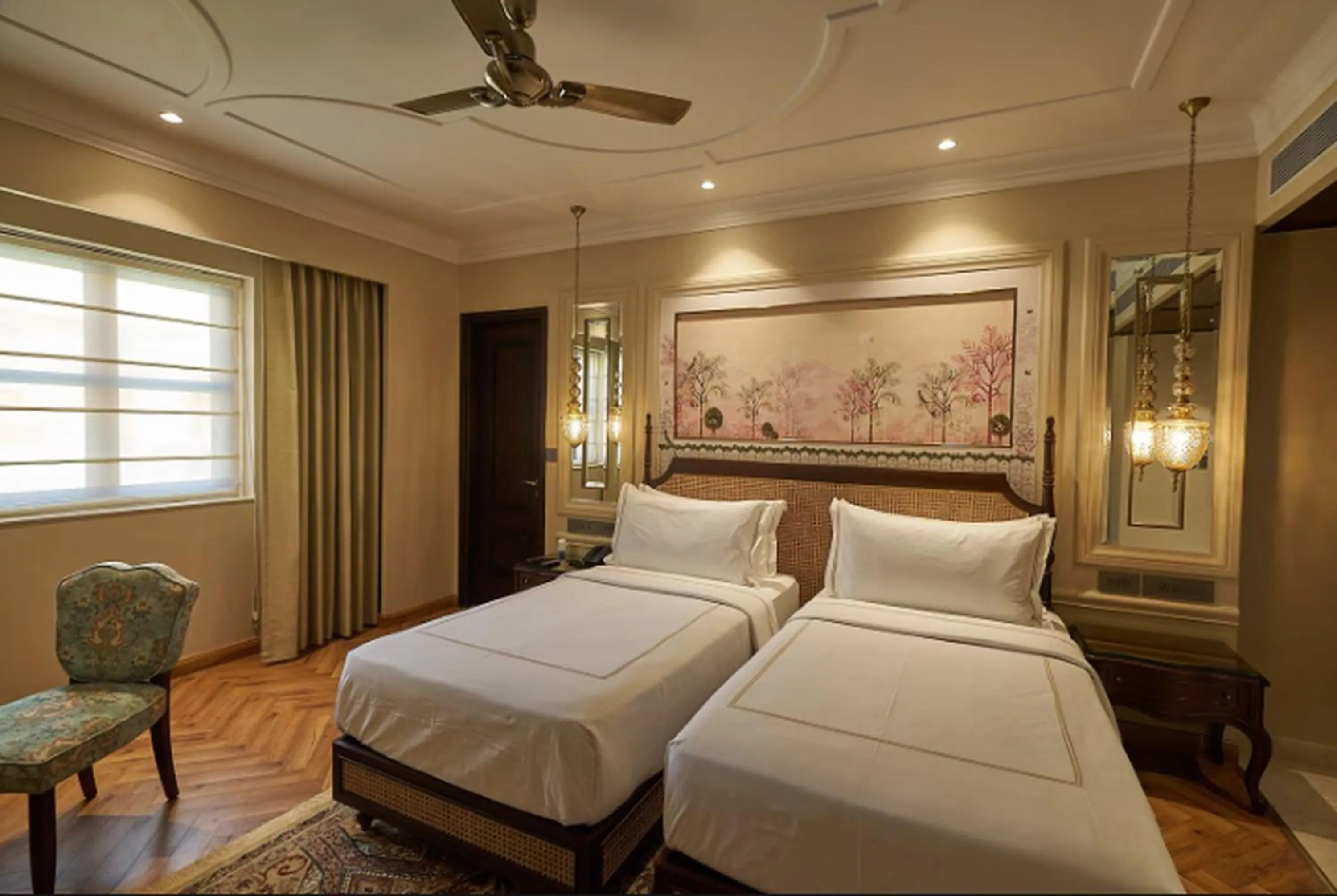 Bed in Fort Rajwada,Jaisalmer