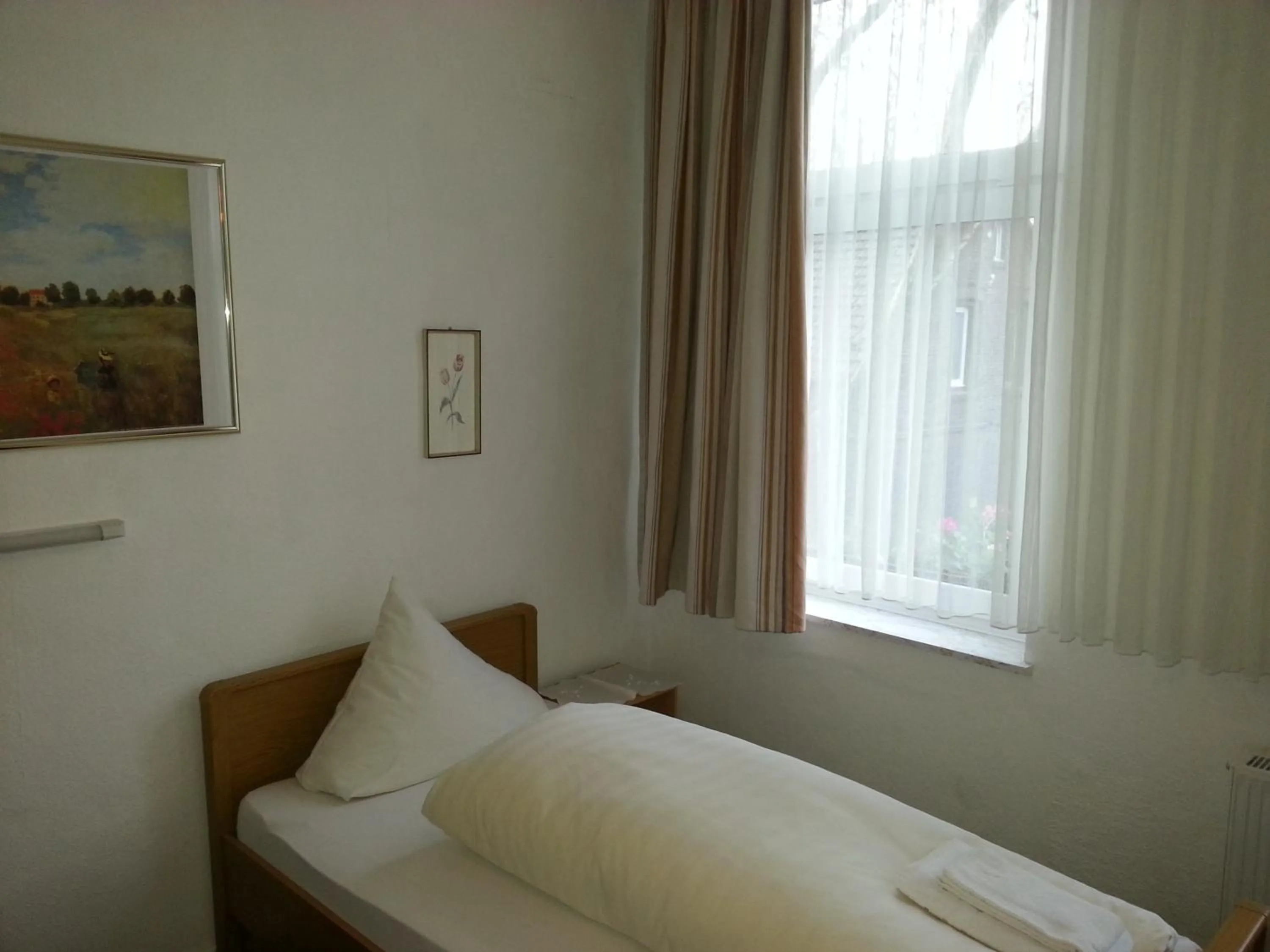 Bed in Hotel Am Kamin