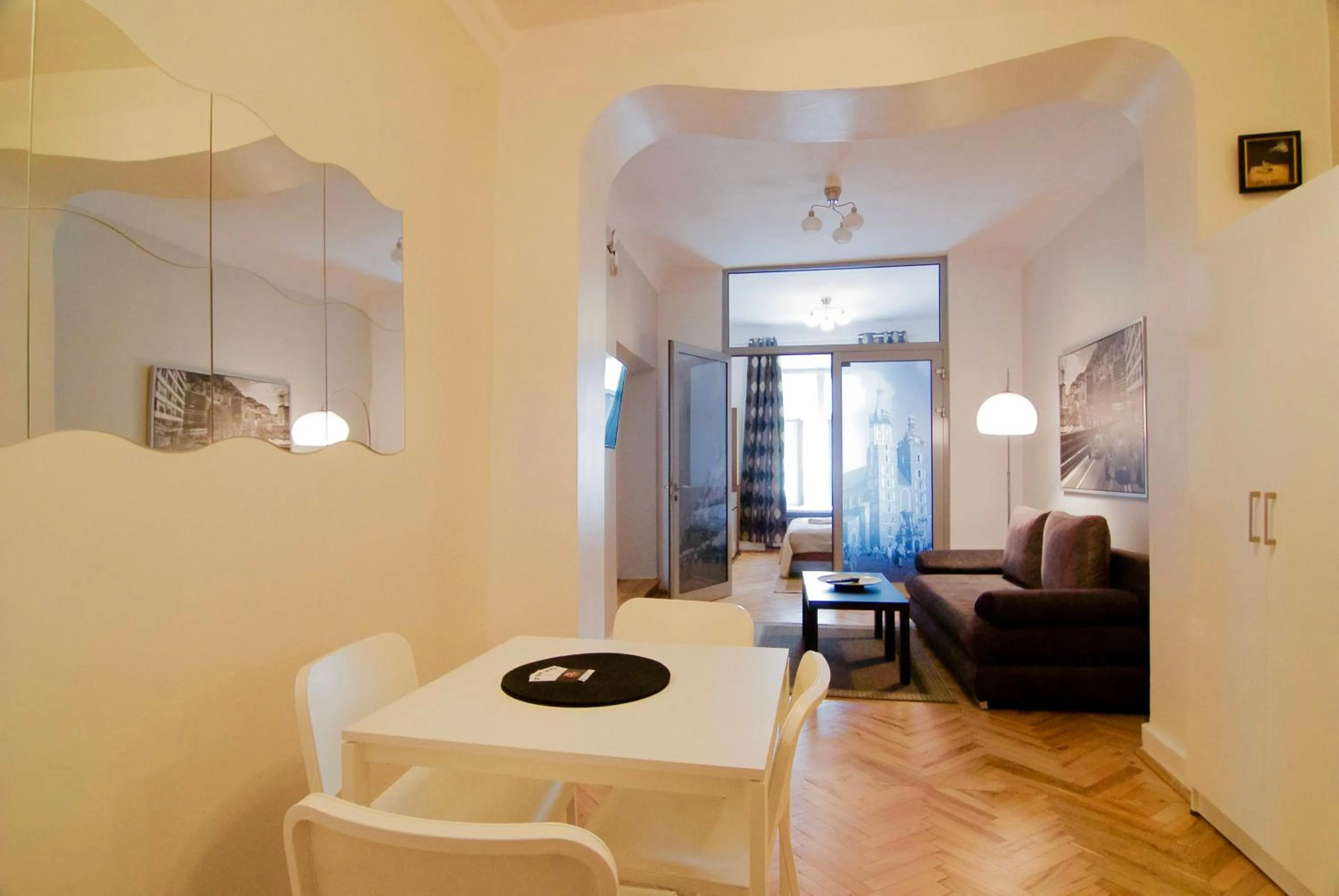 Living room in P&J Apartments Floriańska