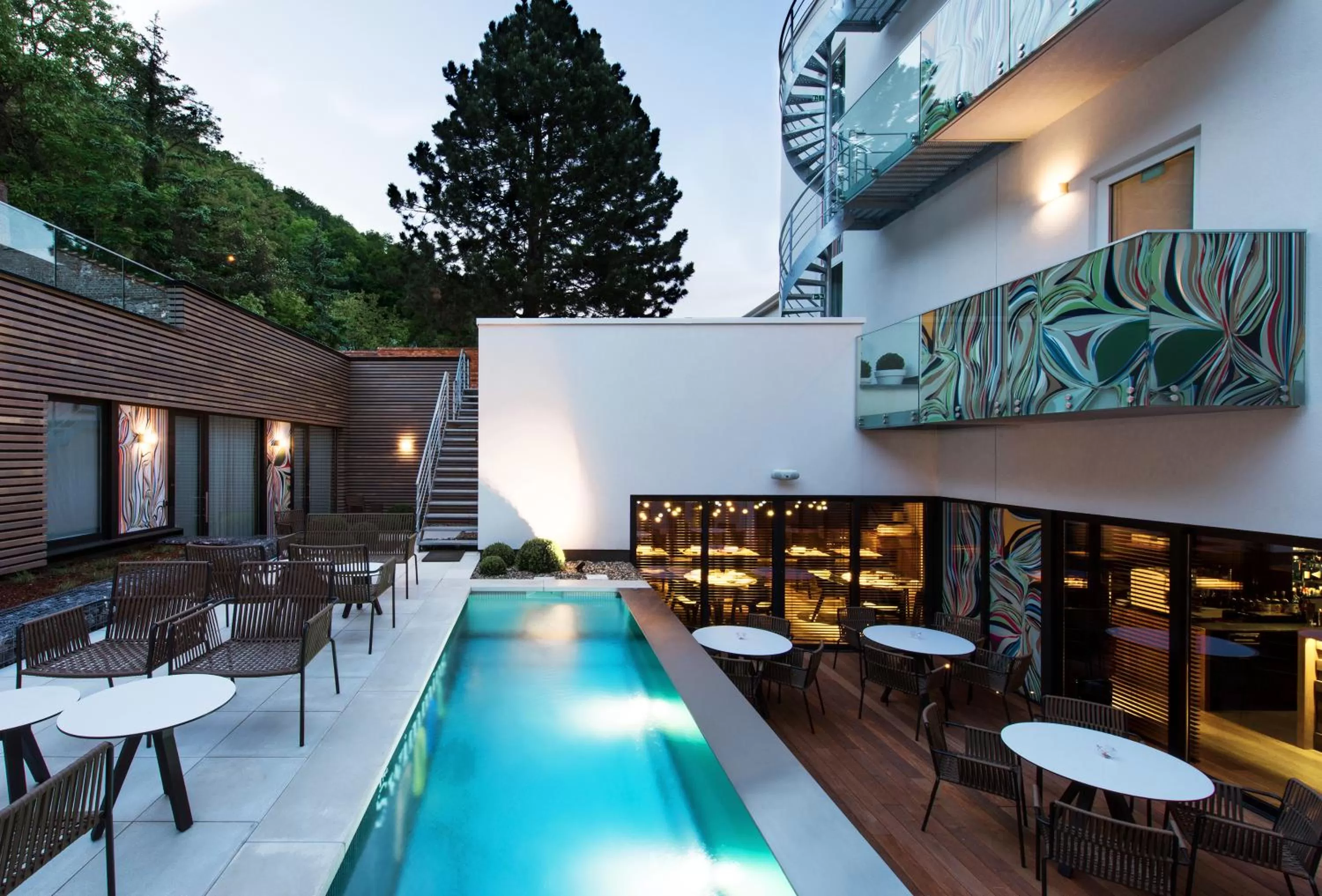 Balcony/Terrace in Hotel The Royal Snail