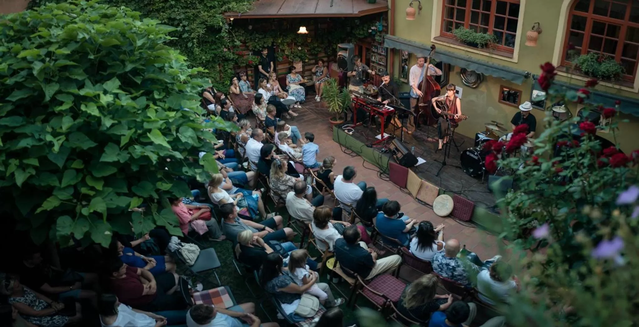 Evening entertainment, Bird's-eye View in MuziKafe - Home of Culture