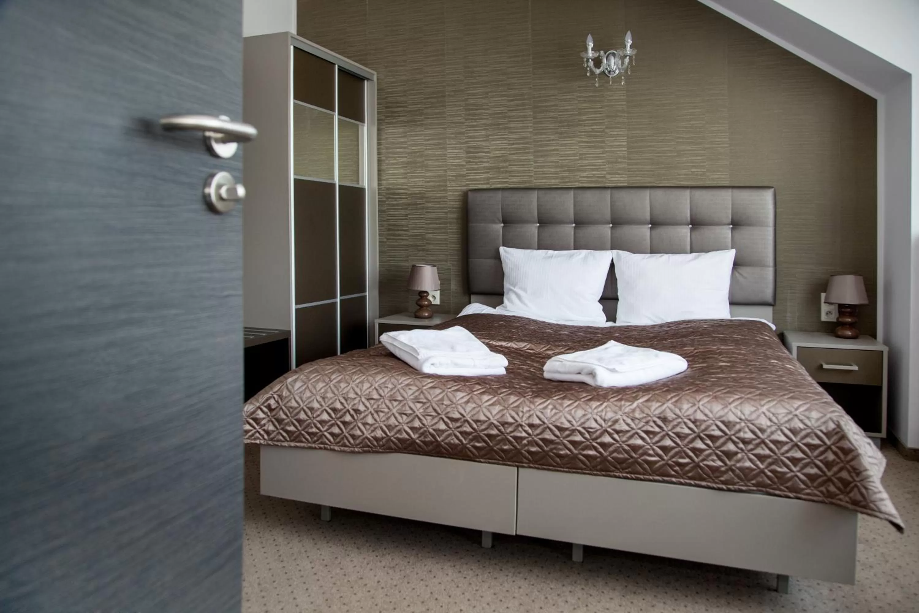 Bed in Hotel Jastarnia