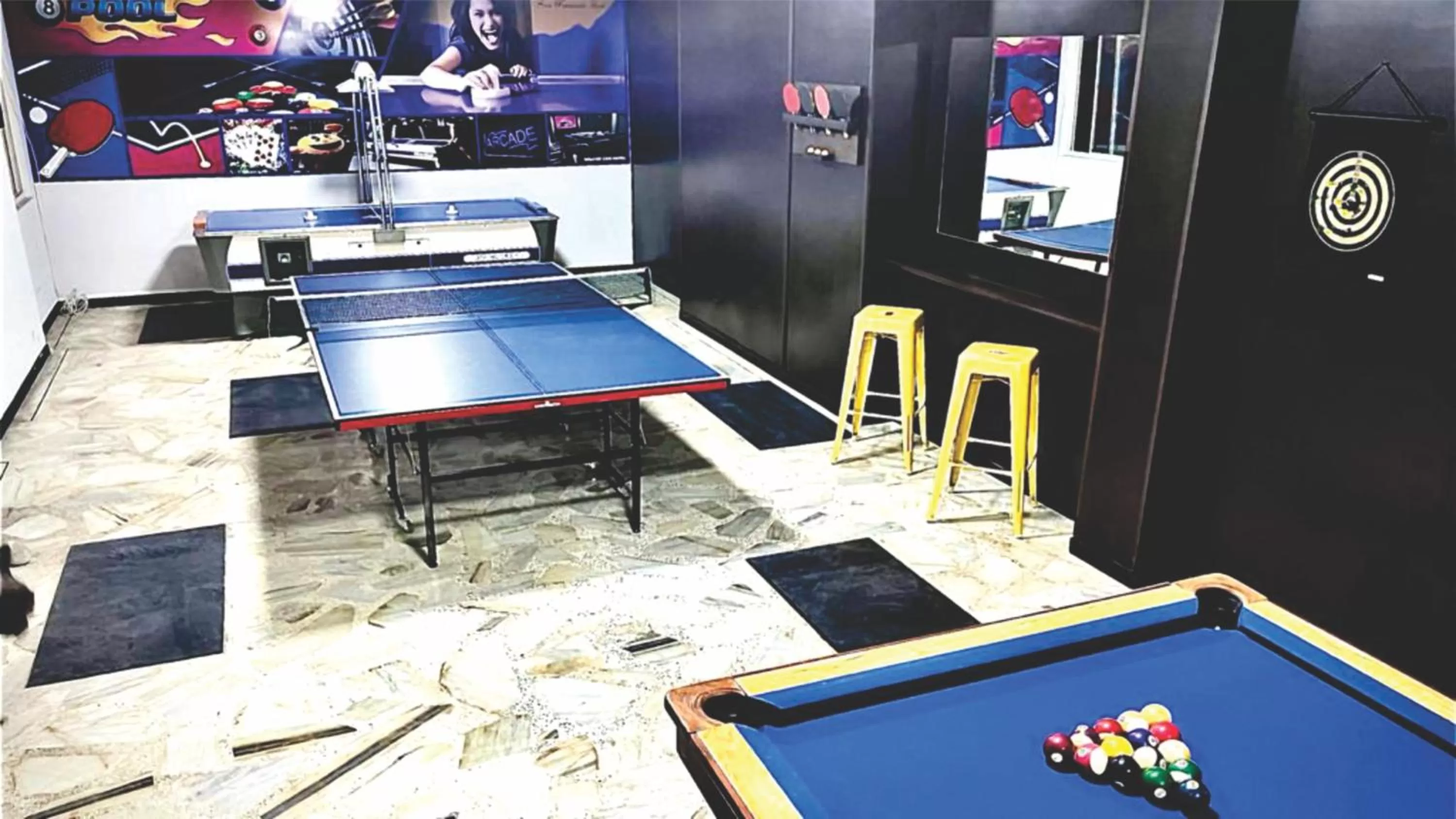 Game Room, Billiards in Hotel San Fernando Real