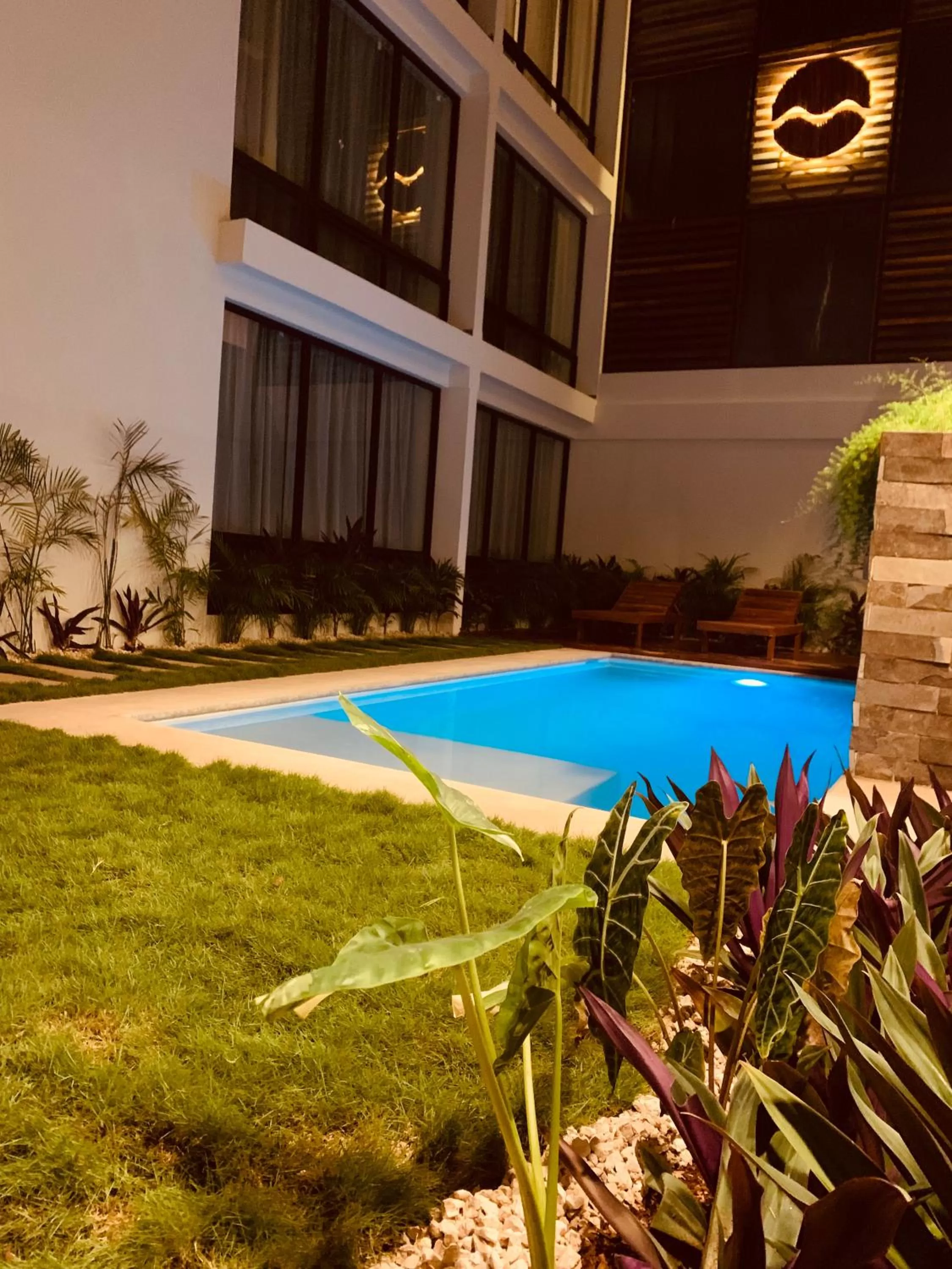 Swimming pool in Hotel Muyu Tulum