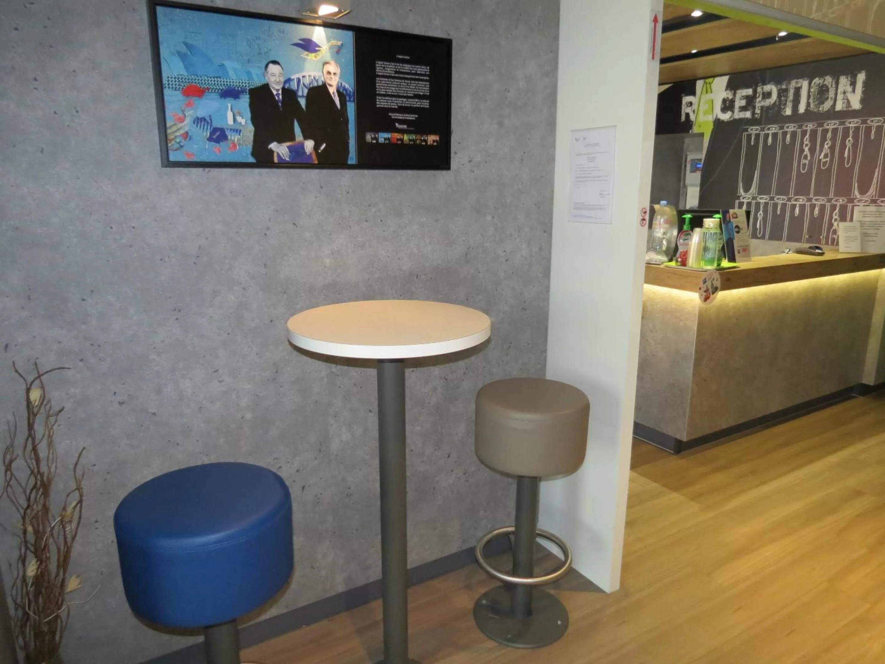 Lobby or reception in ibis budget Remiremont