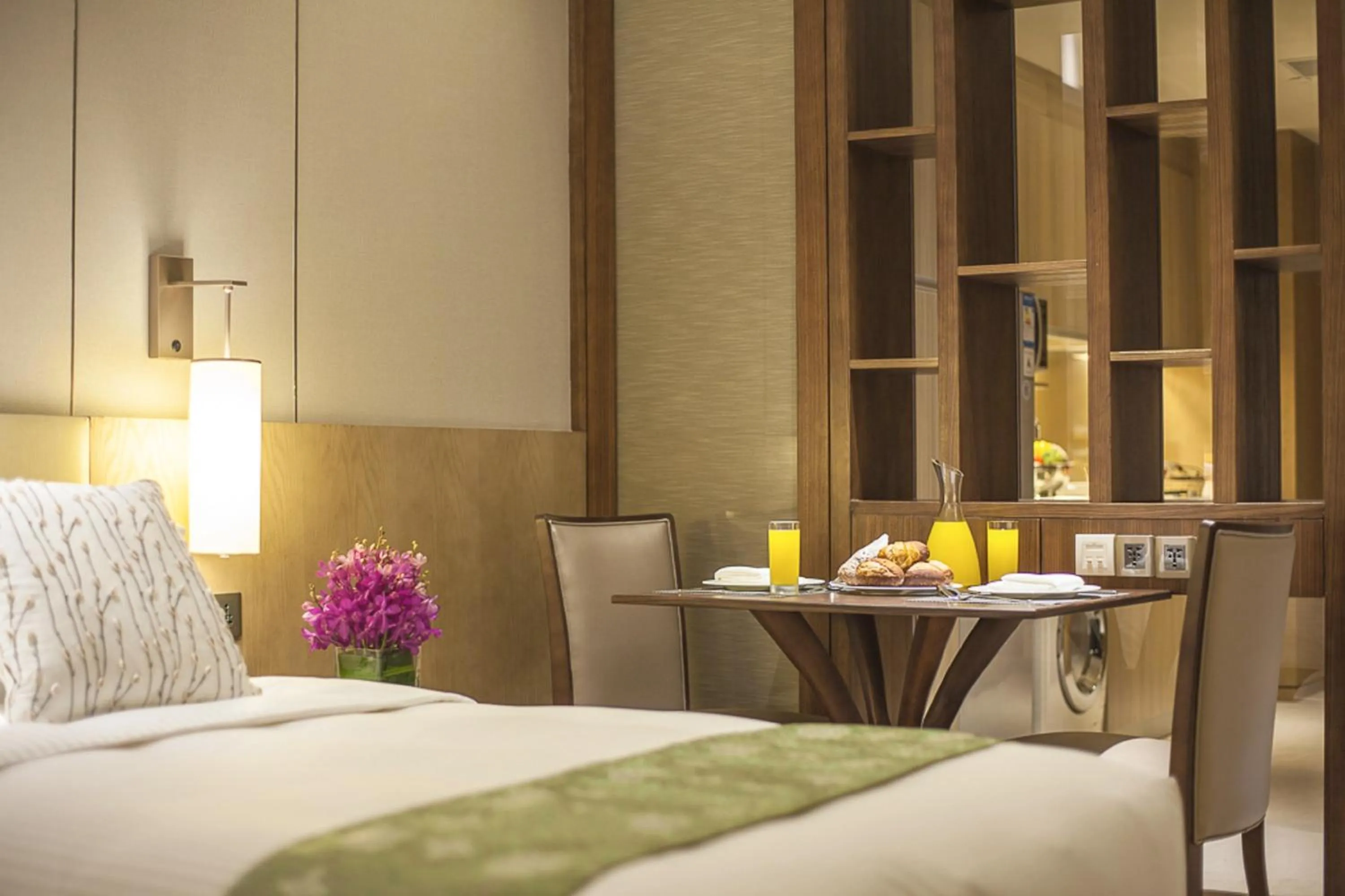 Bedroom, Bed in Somerset Wusheng Wuhan