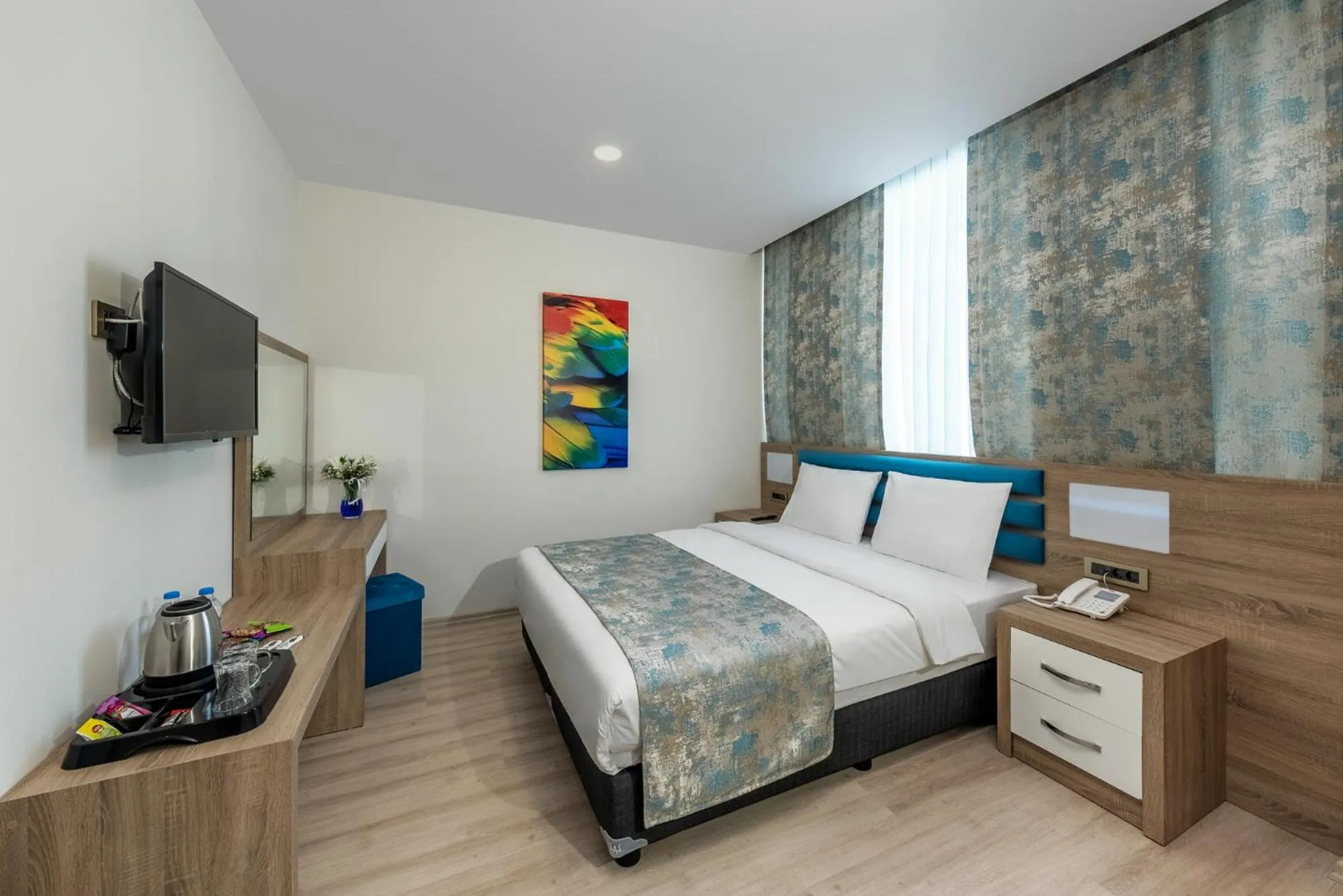 Coffee/tea facilities, Bed in Anelli Hotel