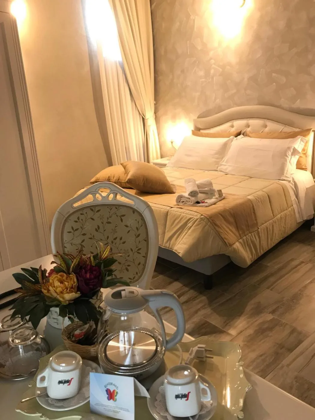 Bed in Hotel Volterra In Superior