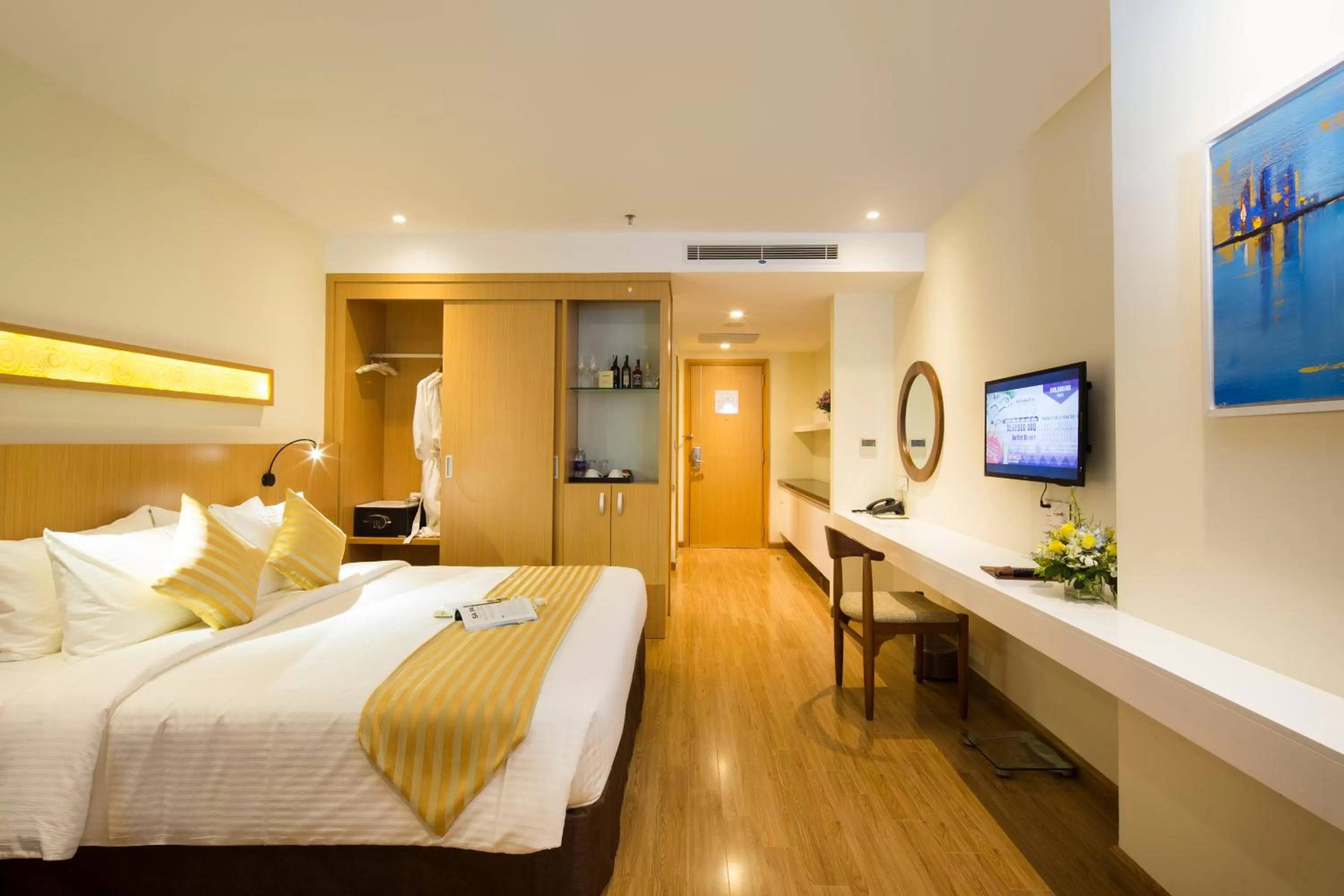 Bedroom, Bed in Starcity Hotel & Condotel Beachfront Nha Trang