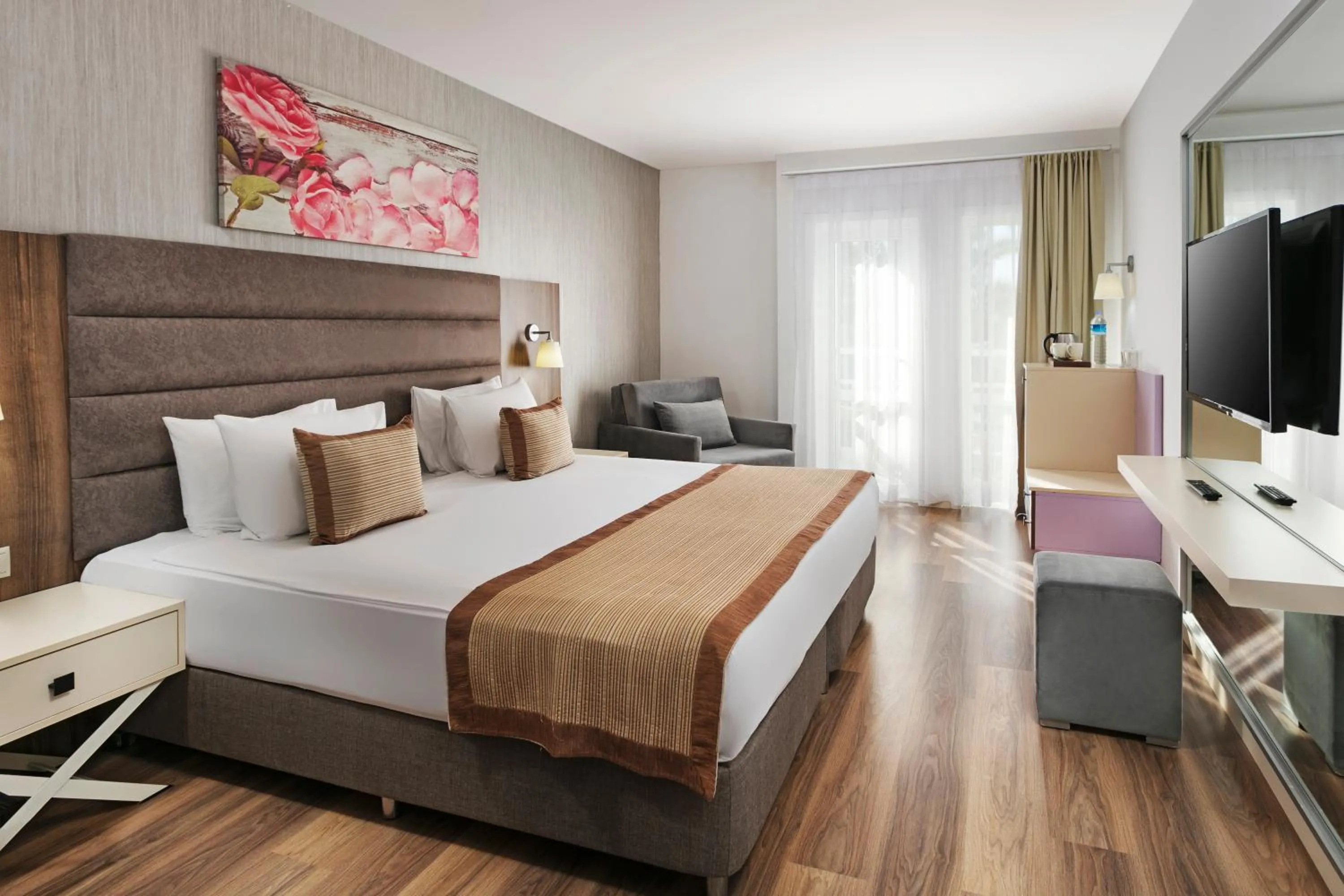 Bedroom, Bed in Seven Seas Hotel Blue - Ultra All Inclusive & Kids Concept