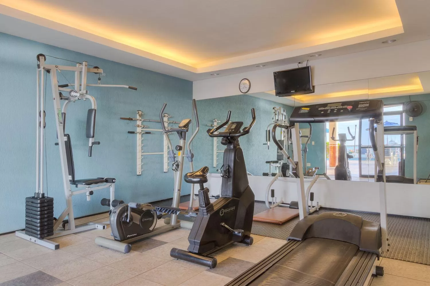Fitness centre/facilities in Iate Plaza Hotel