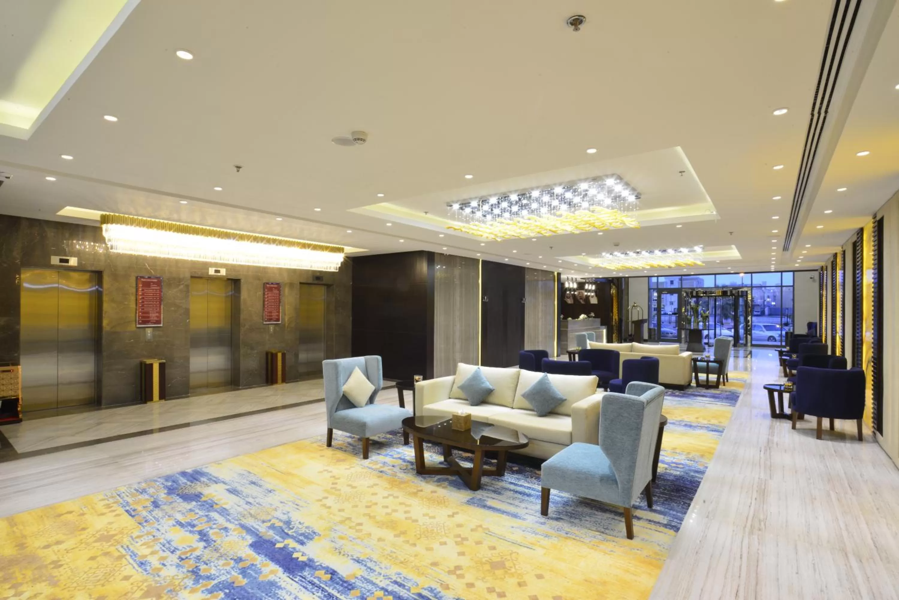 Seating area in Naviti Warwick Dammam